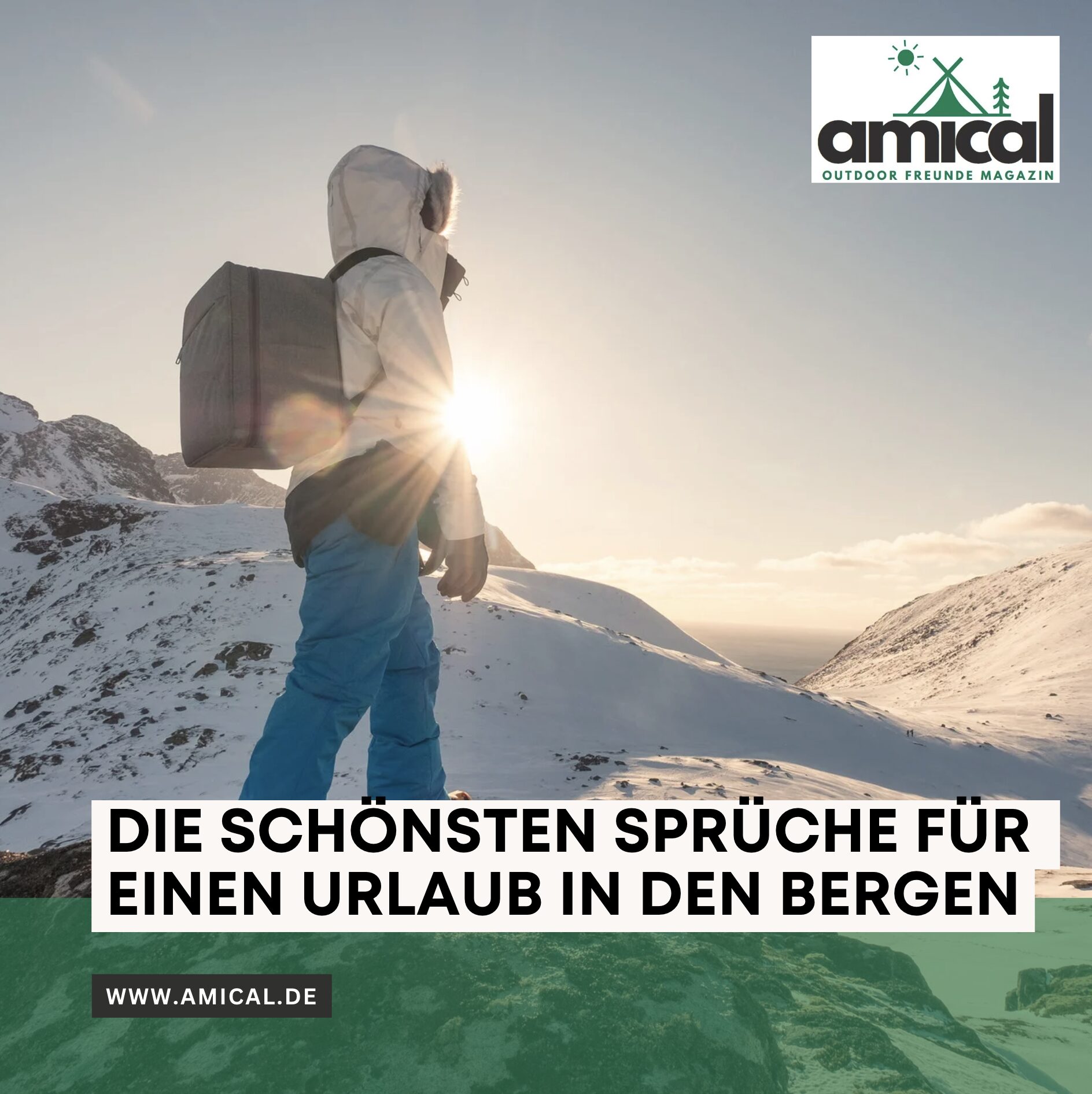 Die schönsten Sprüche für einen Urlaub in den Bergen