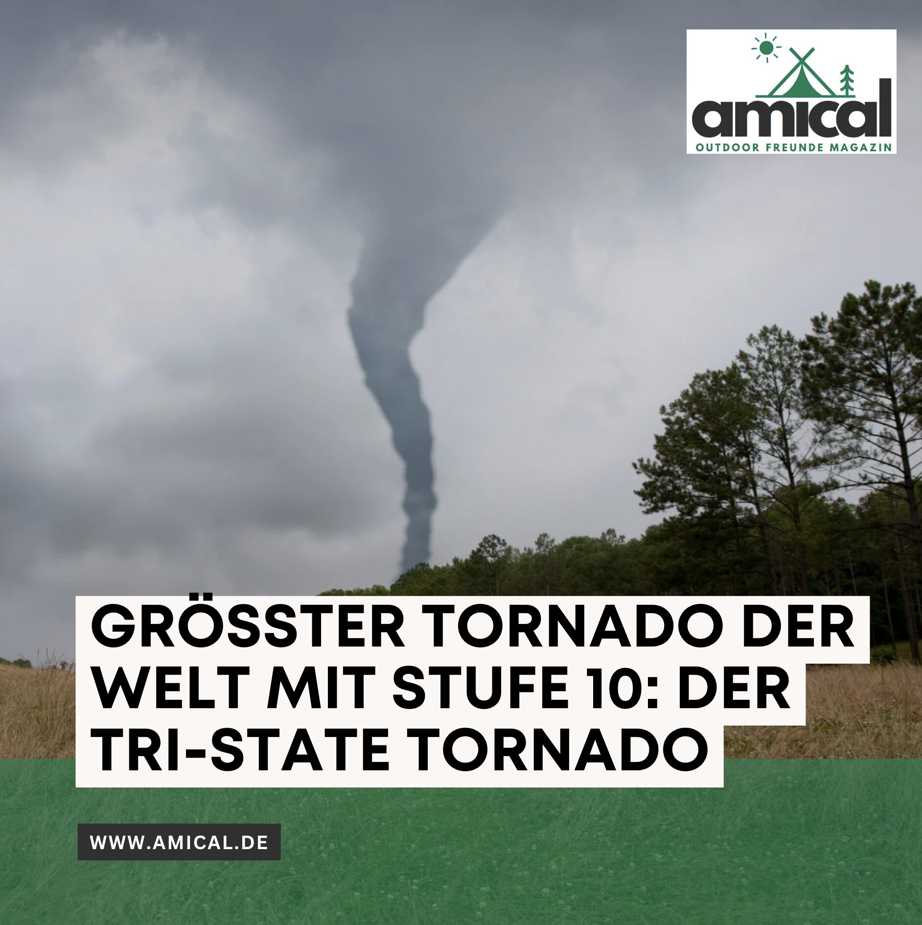 Größter Tornado der Welt mit Stufe 10: Der Tri-State Tornado