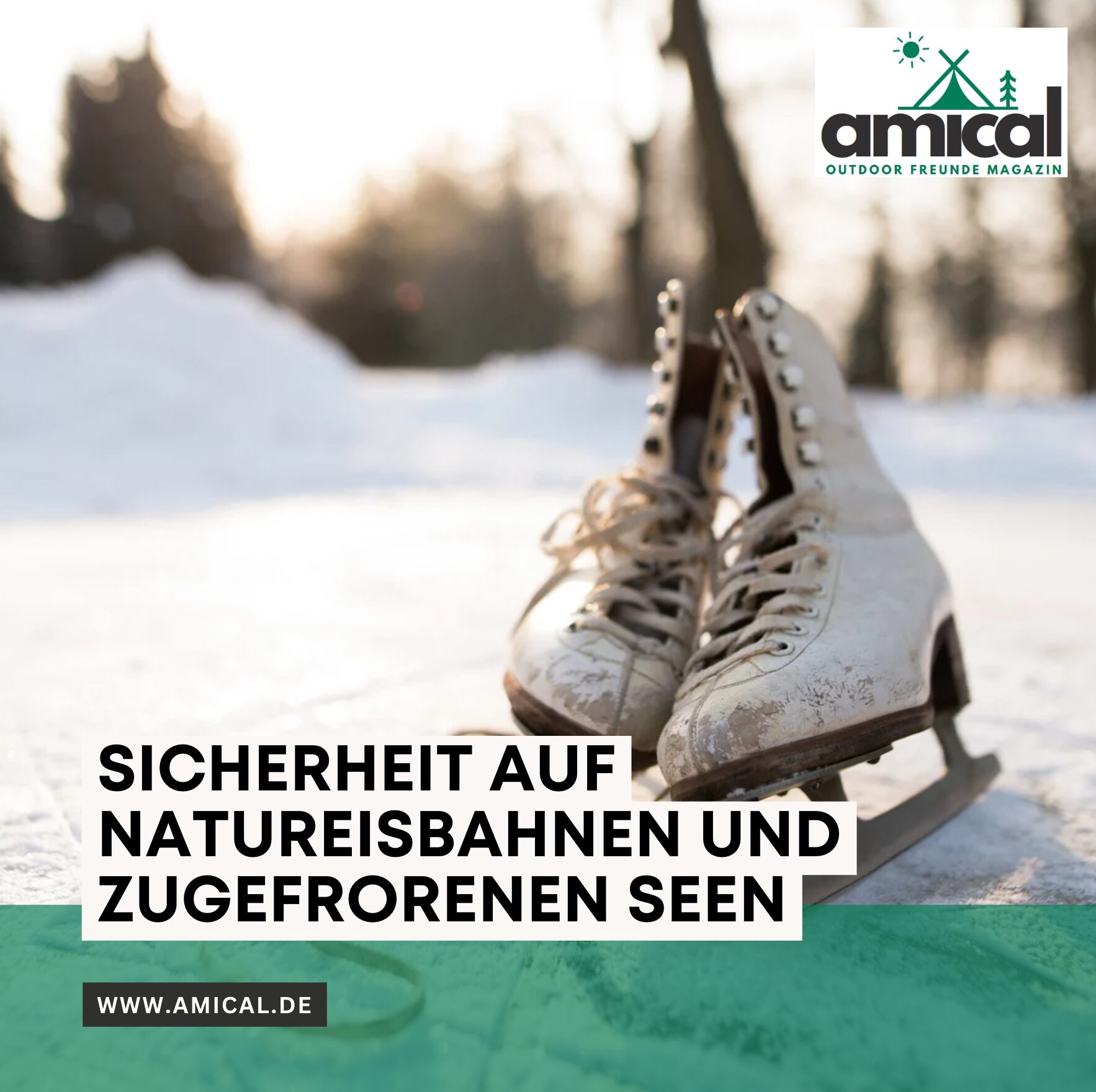 Sicherheit auf Natureisbahnen und zugefrorenen Seen