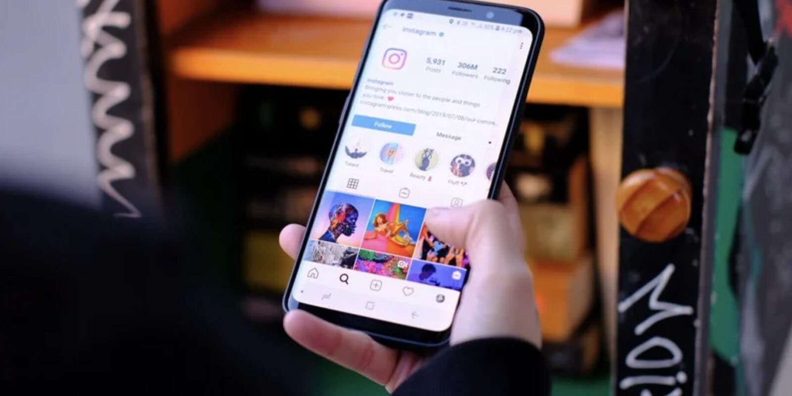 Instagram Saves und Shares
