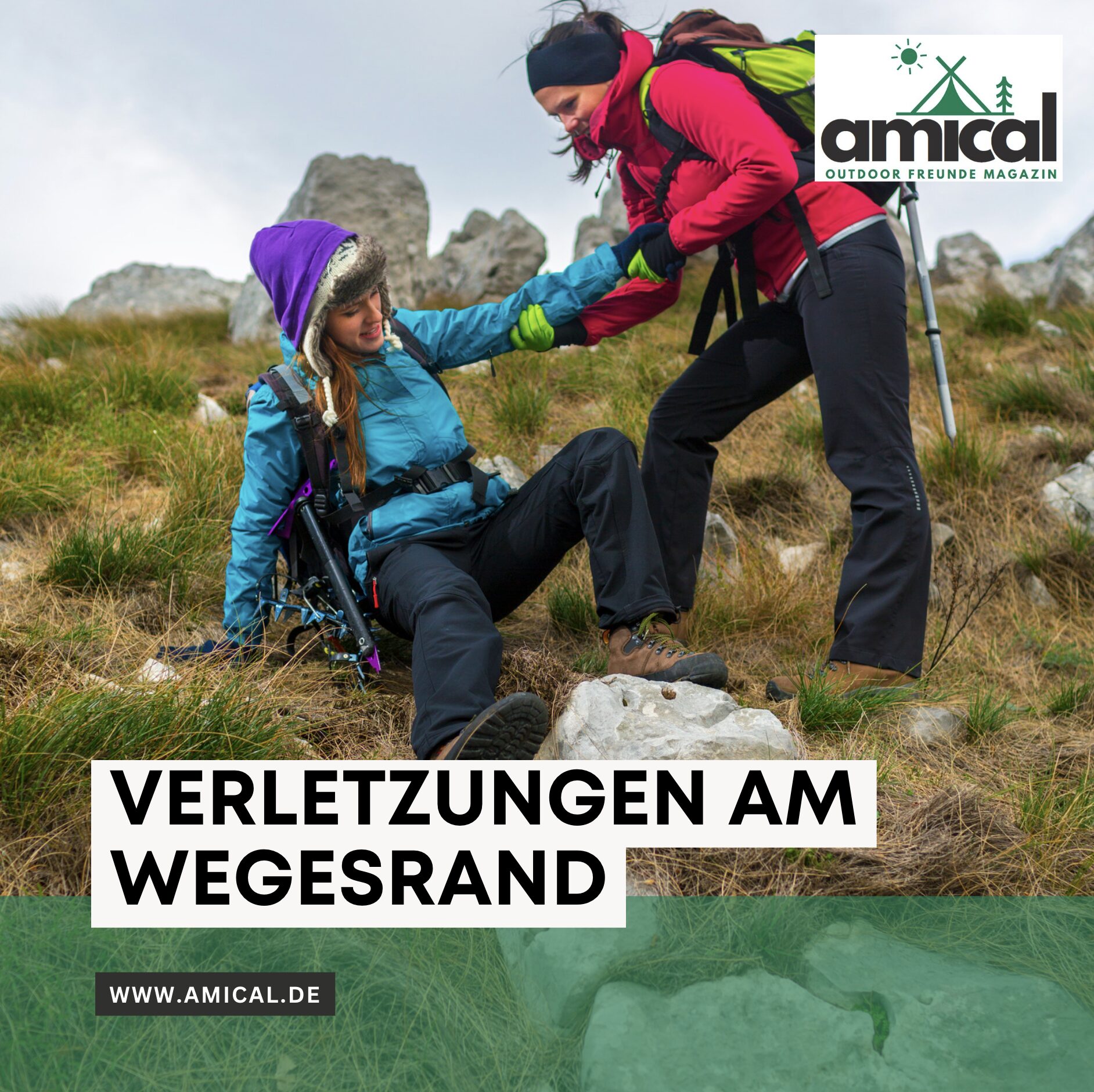 Verletzungen am Wegesrand – Ruhe bewahren und umsichtig handeln Verletzungen am Wegesrand – Ruhe bewahren und umsichtig handeln