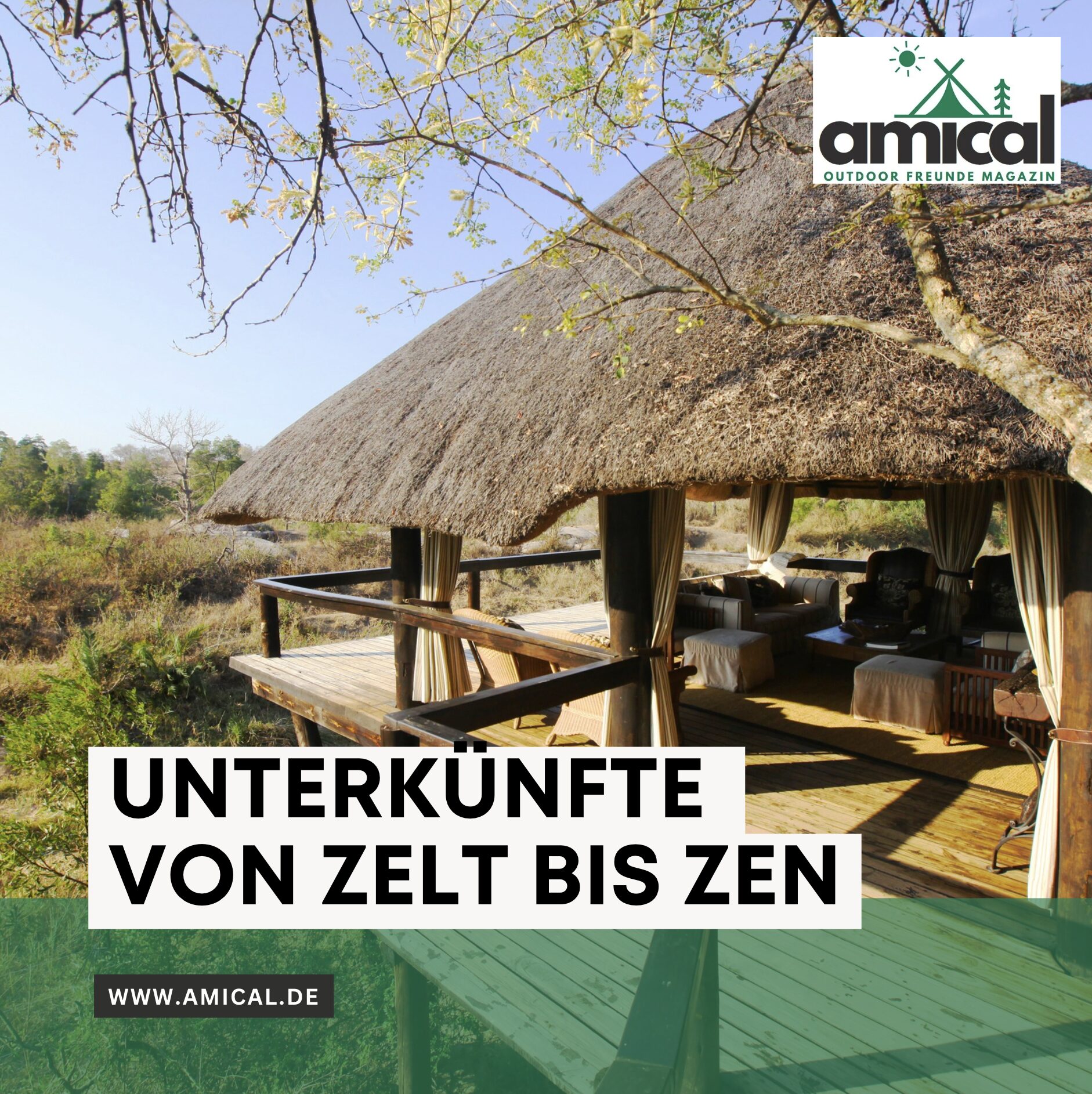 Unterkünfte von Zelt bis Zen beim Afrika Abenteuer Unterkünfte von Zelt bis Zen beim Afrika Abenteuer