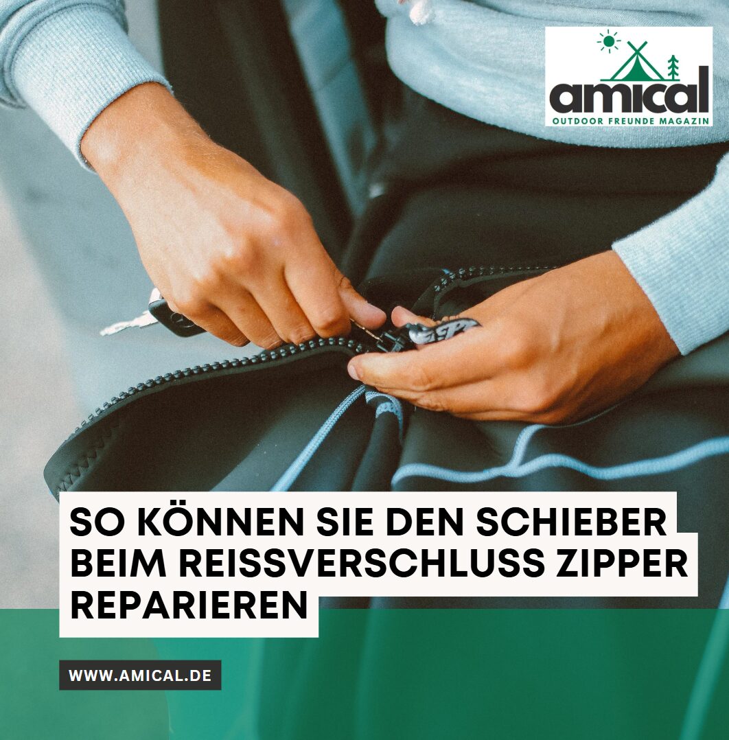 So können Sie den Schieber beim Reißverschluss Zipper reparieren