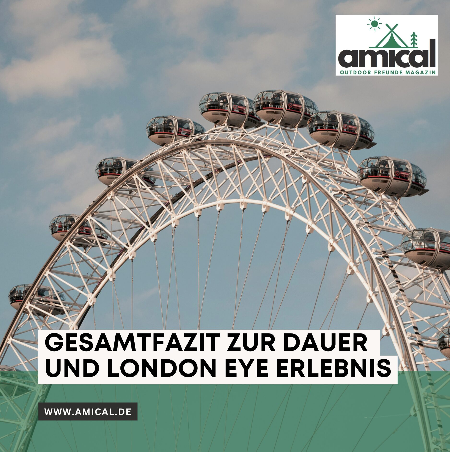 Gesamtfazit zur Dauer und London Eye Erlebnis