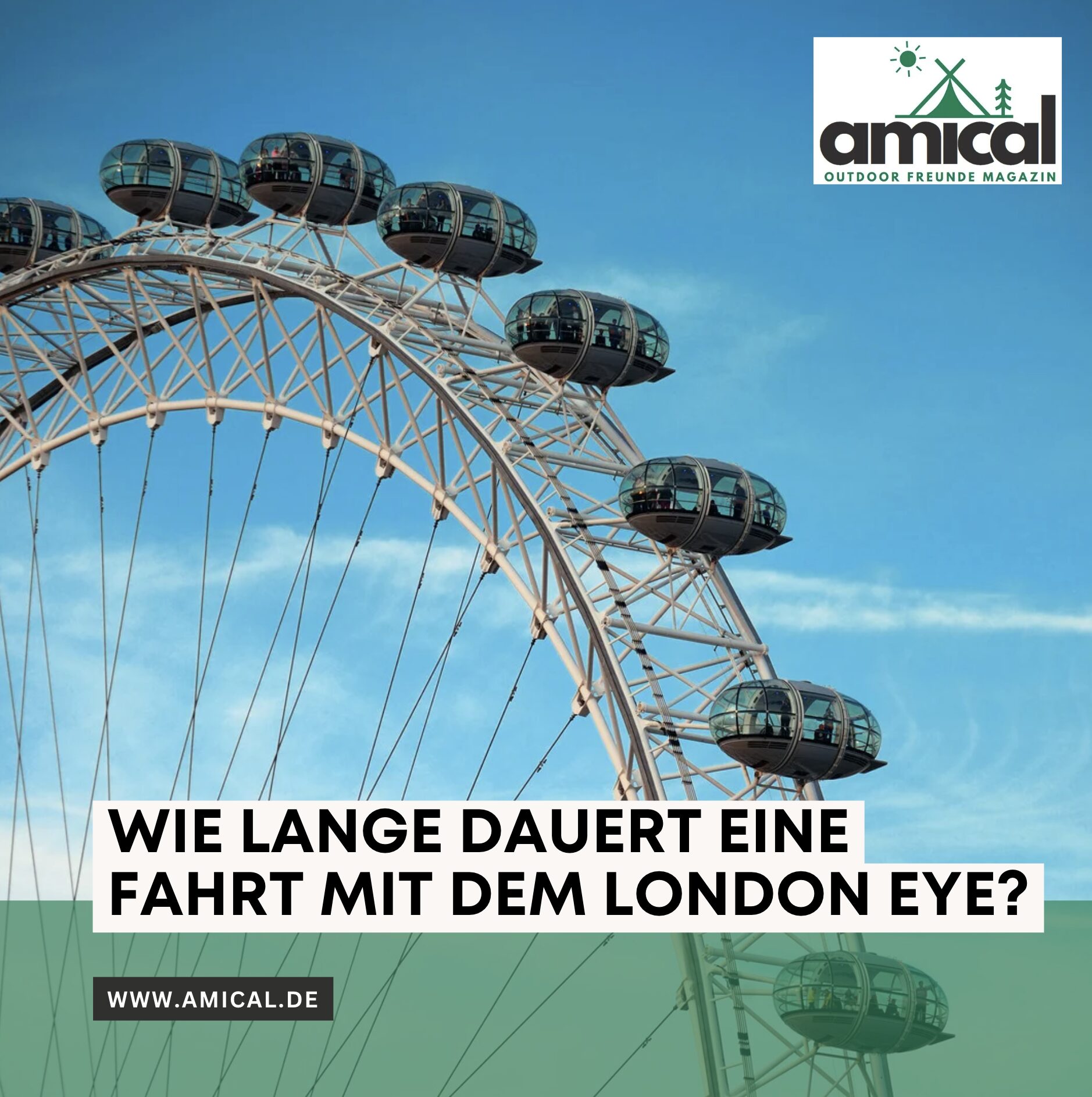 Wie lange dauert eine Fahrt mit dem London Eye?