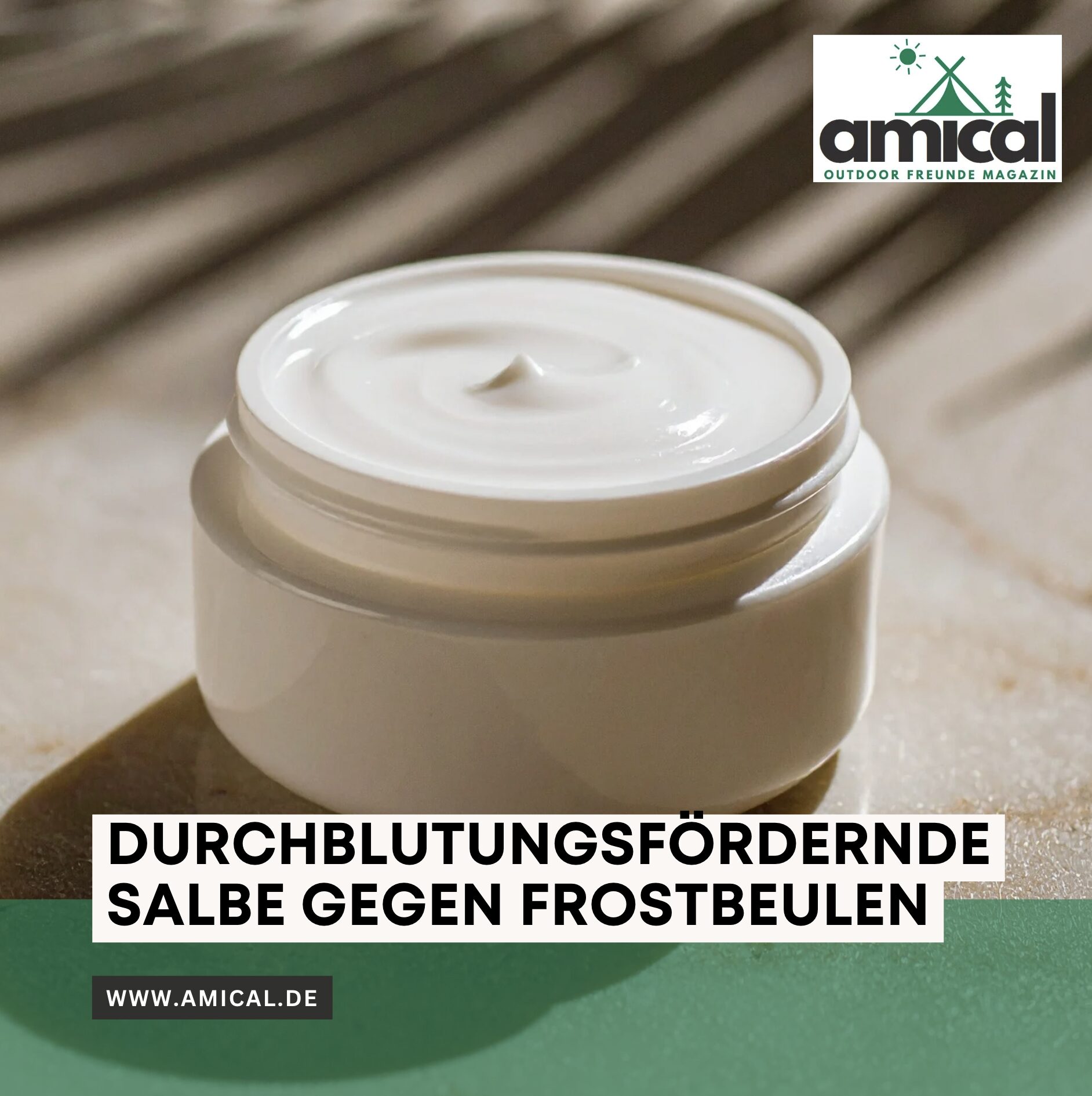 Durchblutungsfördernde Salbe gegen Frostbeulen