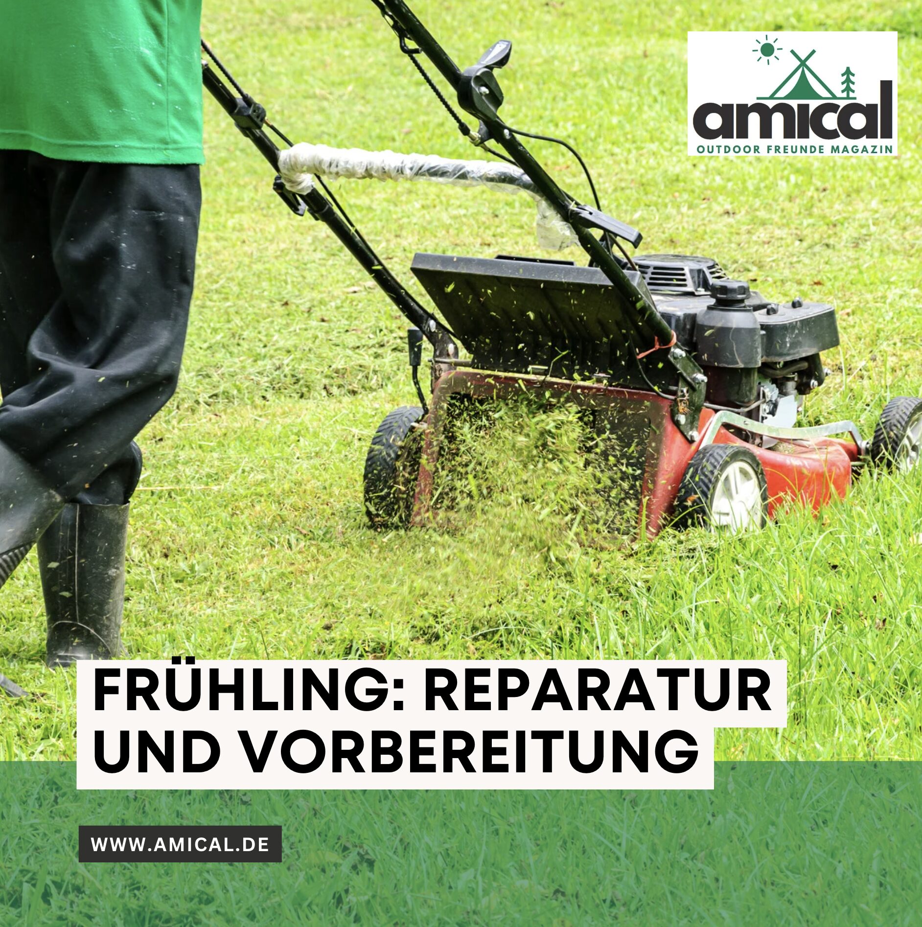 Frühling: Reparatur und Vorbereitung