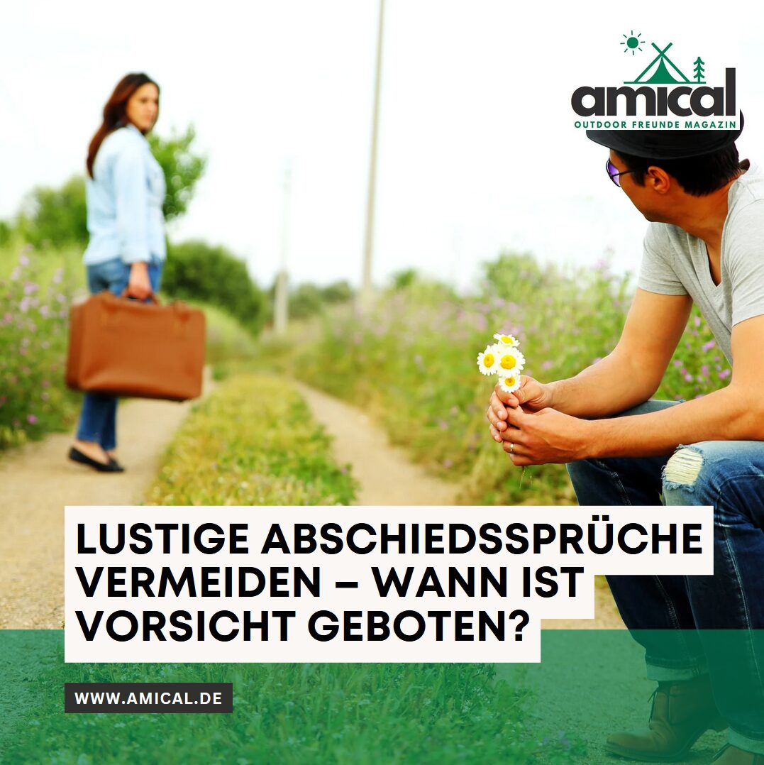 Lustige Abschiedssprüche vermeiden – wann ist Vorsicht geboten?