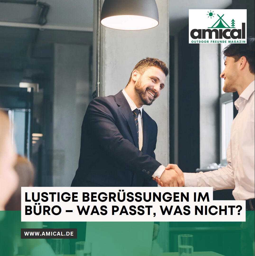 Lustige Begrüßungen im Büro – was passt, was nicht?