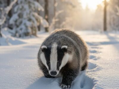 So liest du Waschbär Spuren im Schnee wie ein Profi