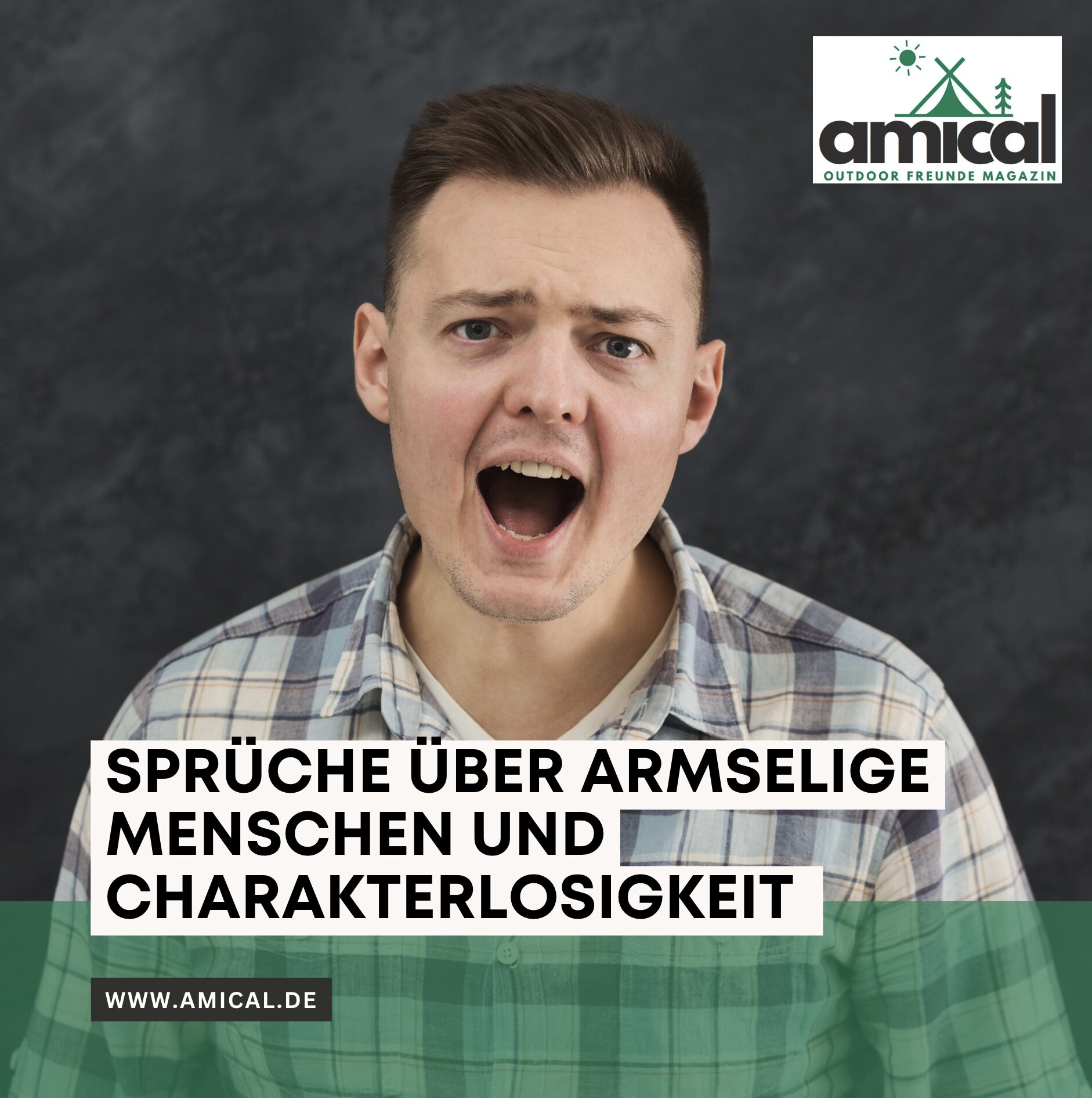 Sprüche über armselige Menschen und Charakterlosigkeit wirken entlarvend