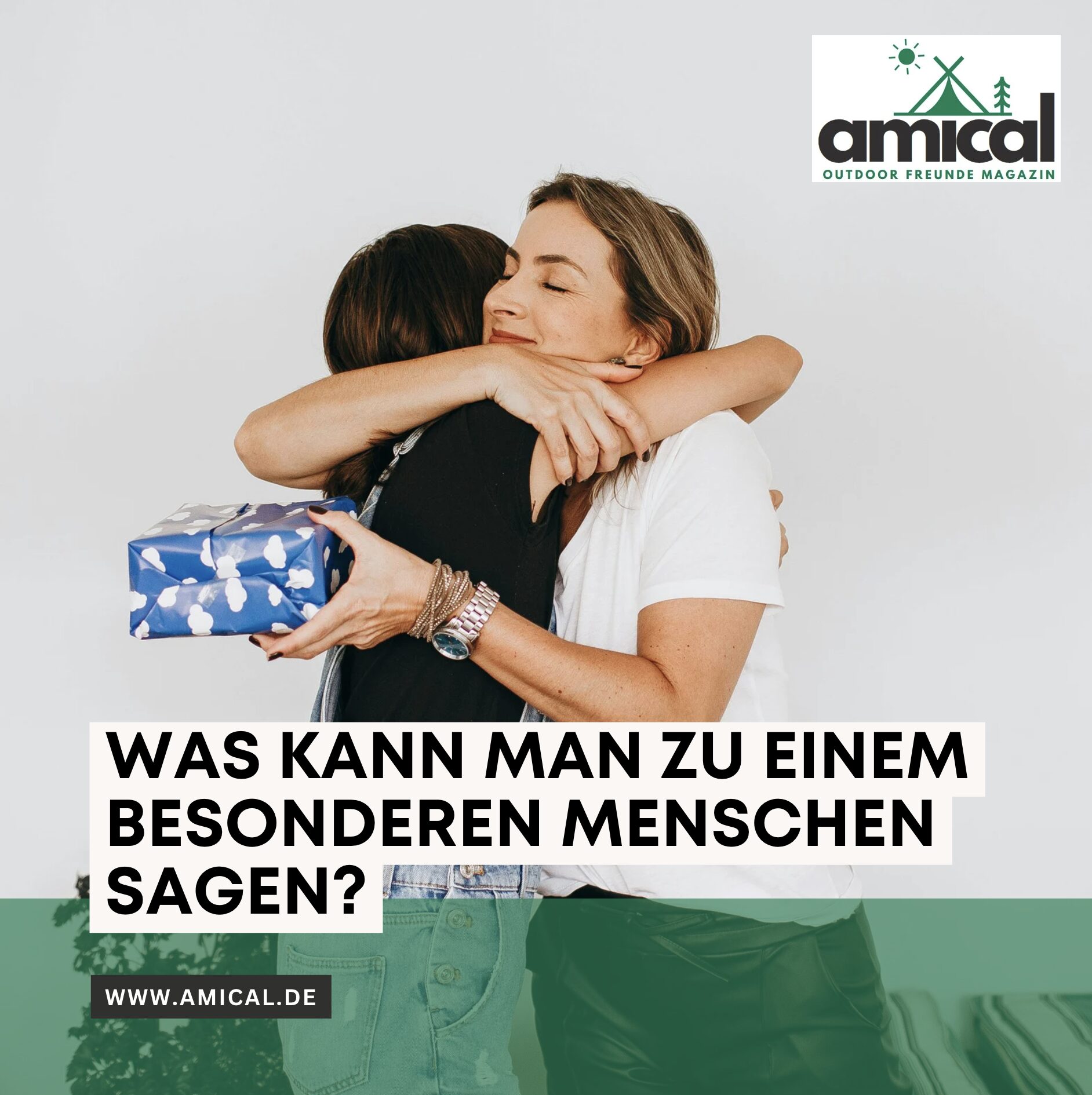 Was kann man zu einem besonderen Menschen sagen?