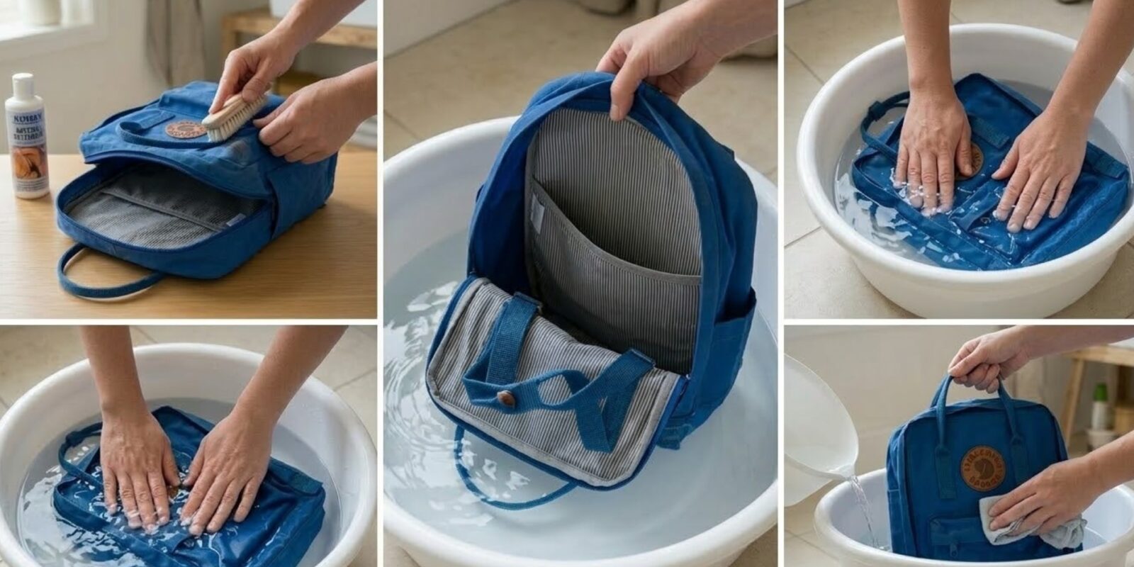Fjällräven Rucksack waschen Schritt für Schritt zur schonenden Reinigung