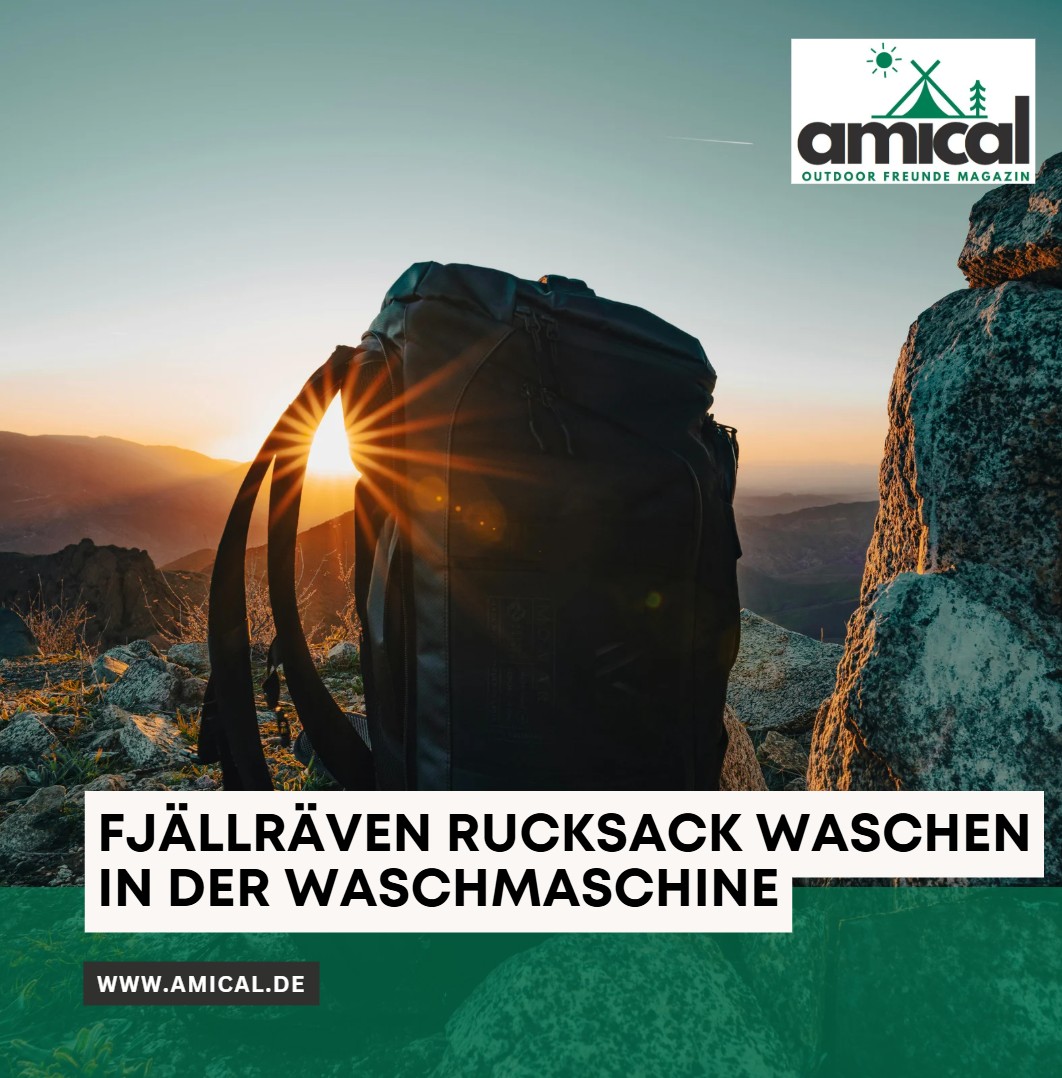 Fjällräven Rucksack waschen in der Waschmaschine