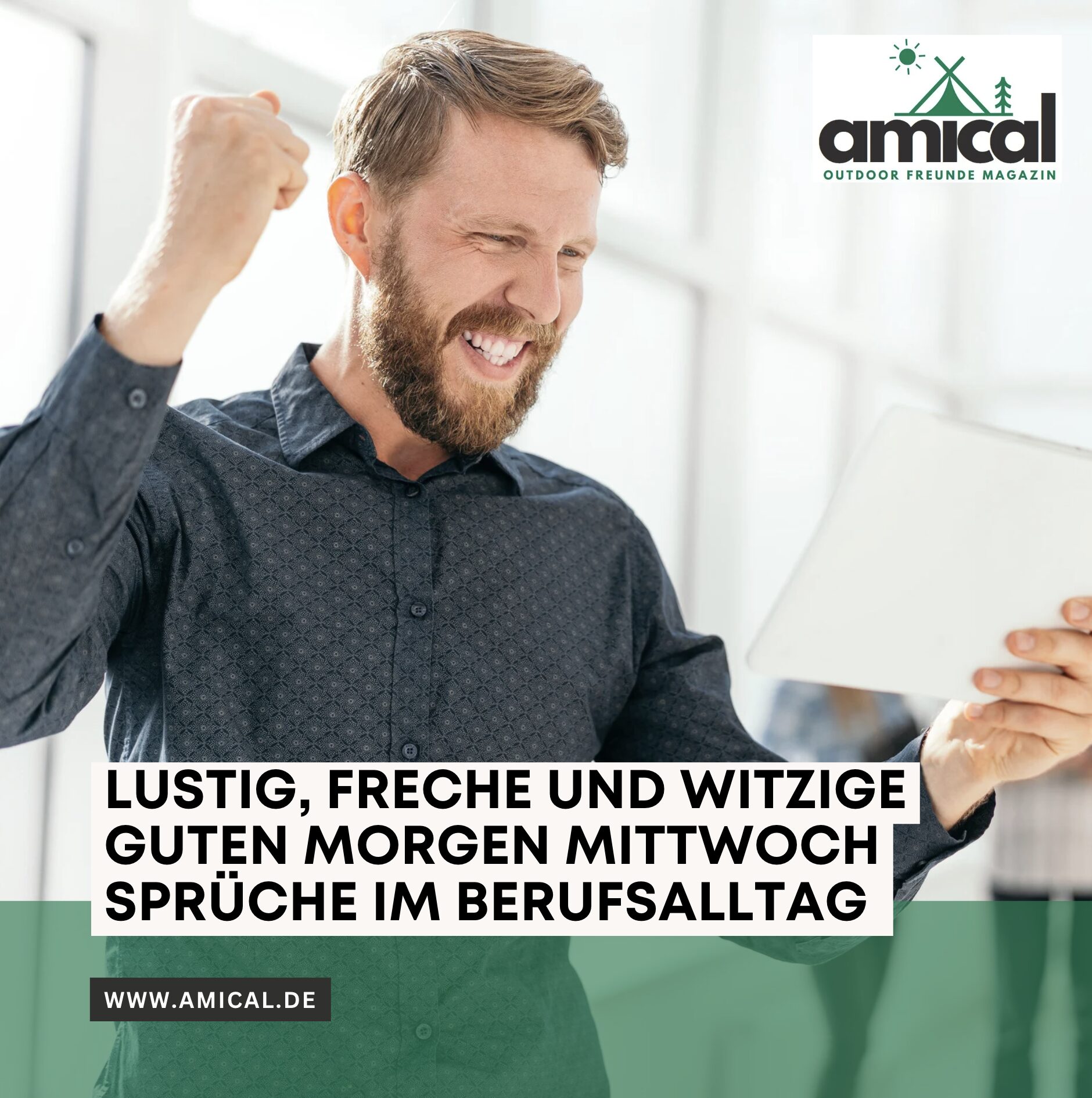 Lustig, freche und witzige Guten Morgen Mittwoch Sprüche im Berufsalltag