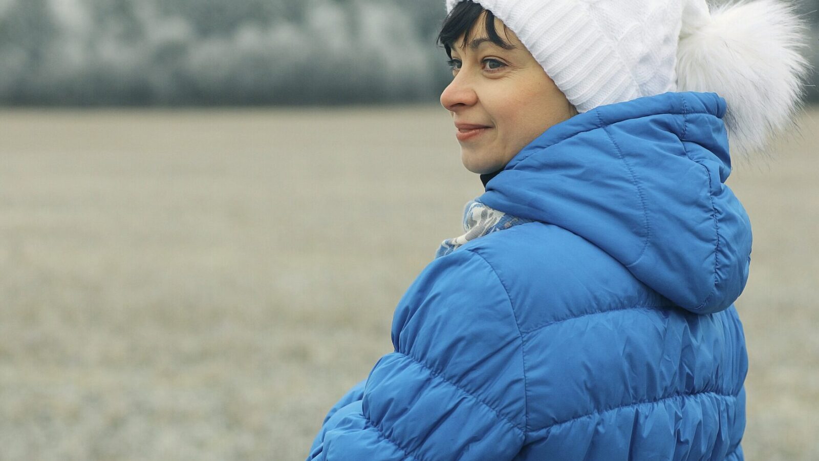 Ultraleichte Daunenjacke mit Beutel für Damen