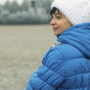 Ultraleichte Daunenjacke mit Beutel für Damen