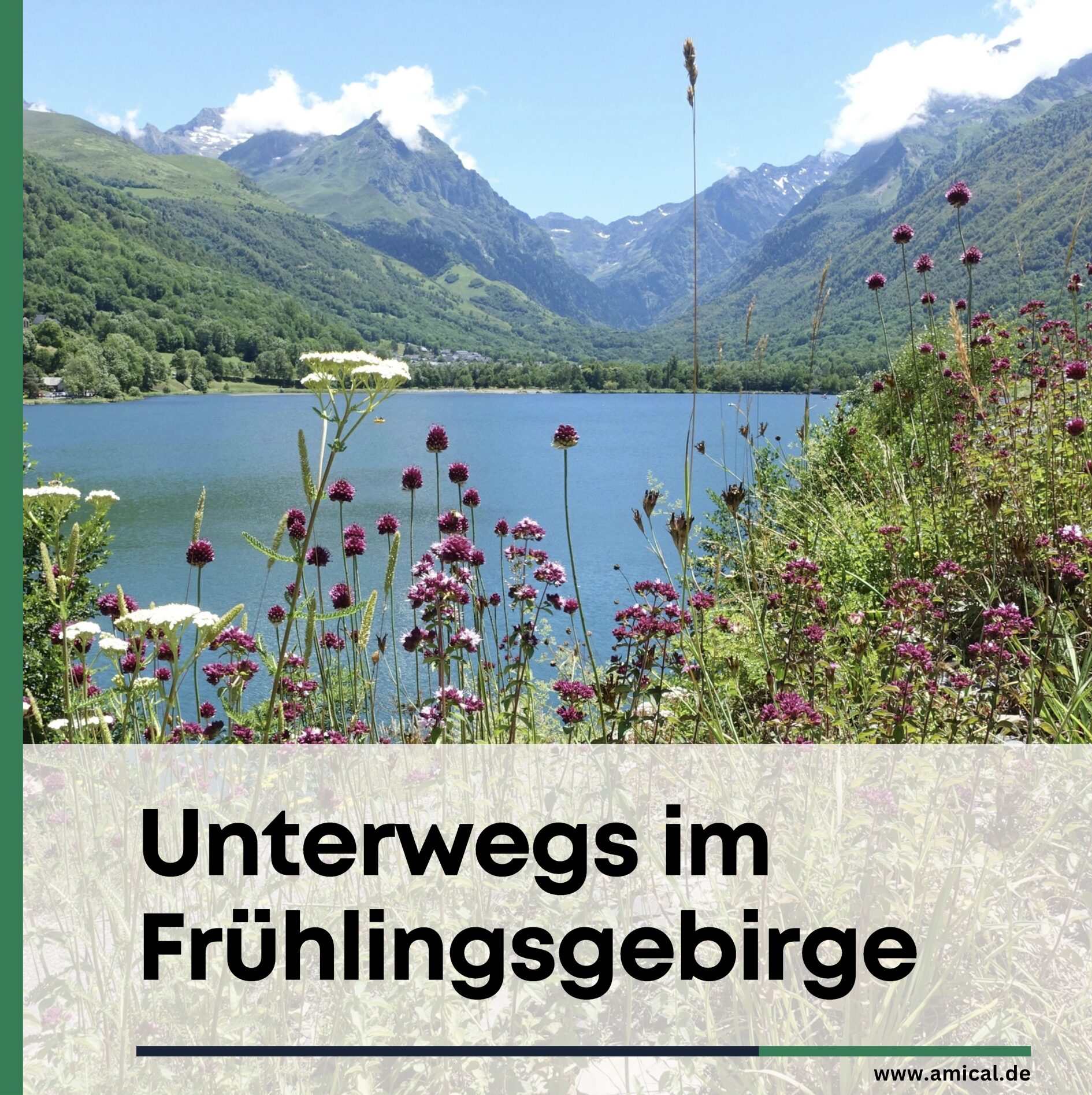 Unterwegs im Frühlingsgebirge