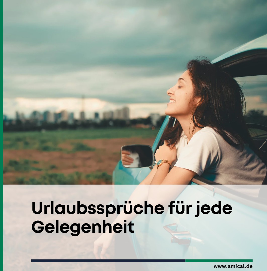 Urlaubssprüche für jede Gelegenheit