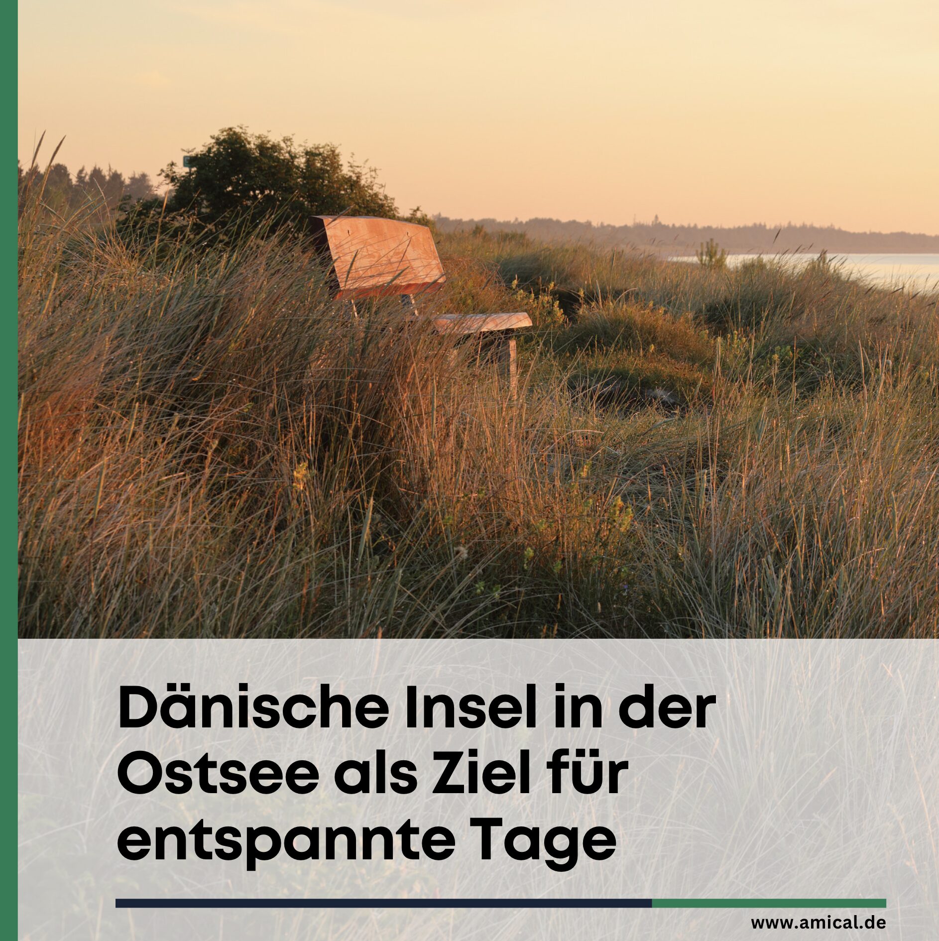 Dänische Insel in der Ostsee als Ziel für entspannte Tage