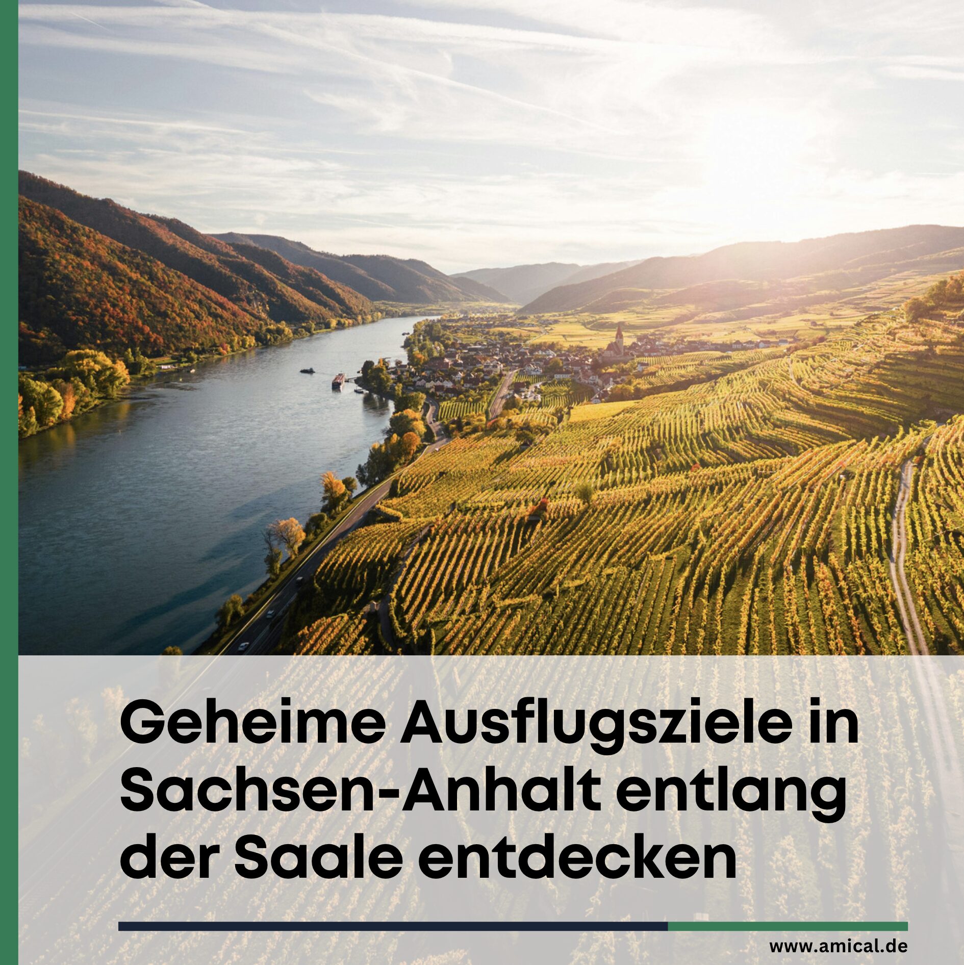 Geheime Ausflugsziele in Sachsen-Anhalt entlang der Saale entdecken
