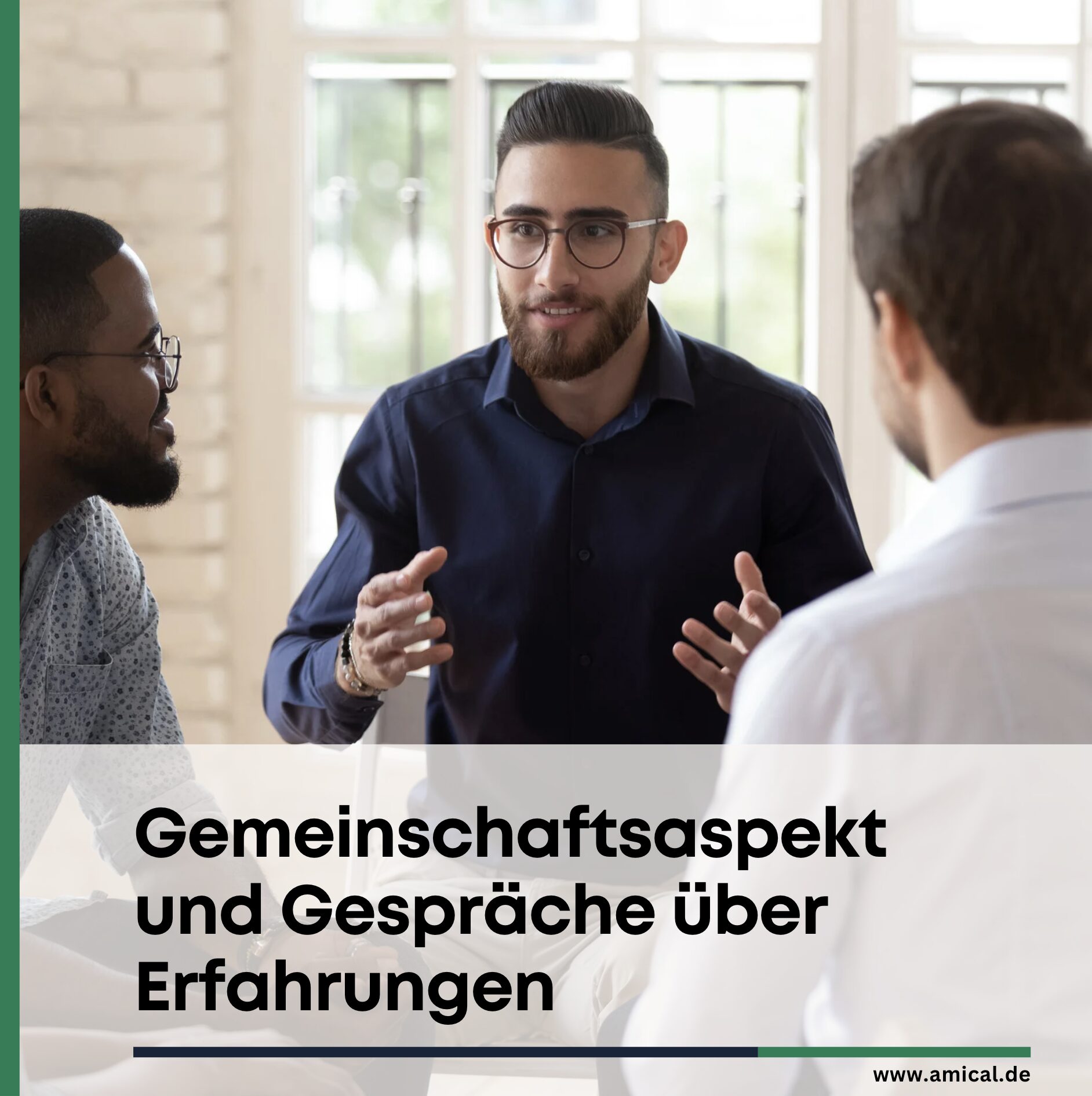 Gemeinschaftsaspekt und Gespräche über Erfahrungen