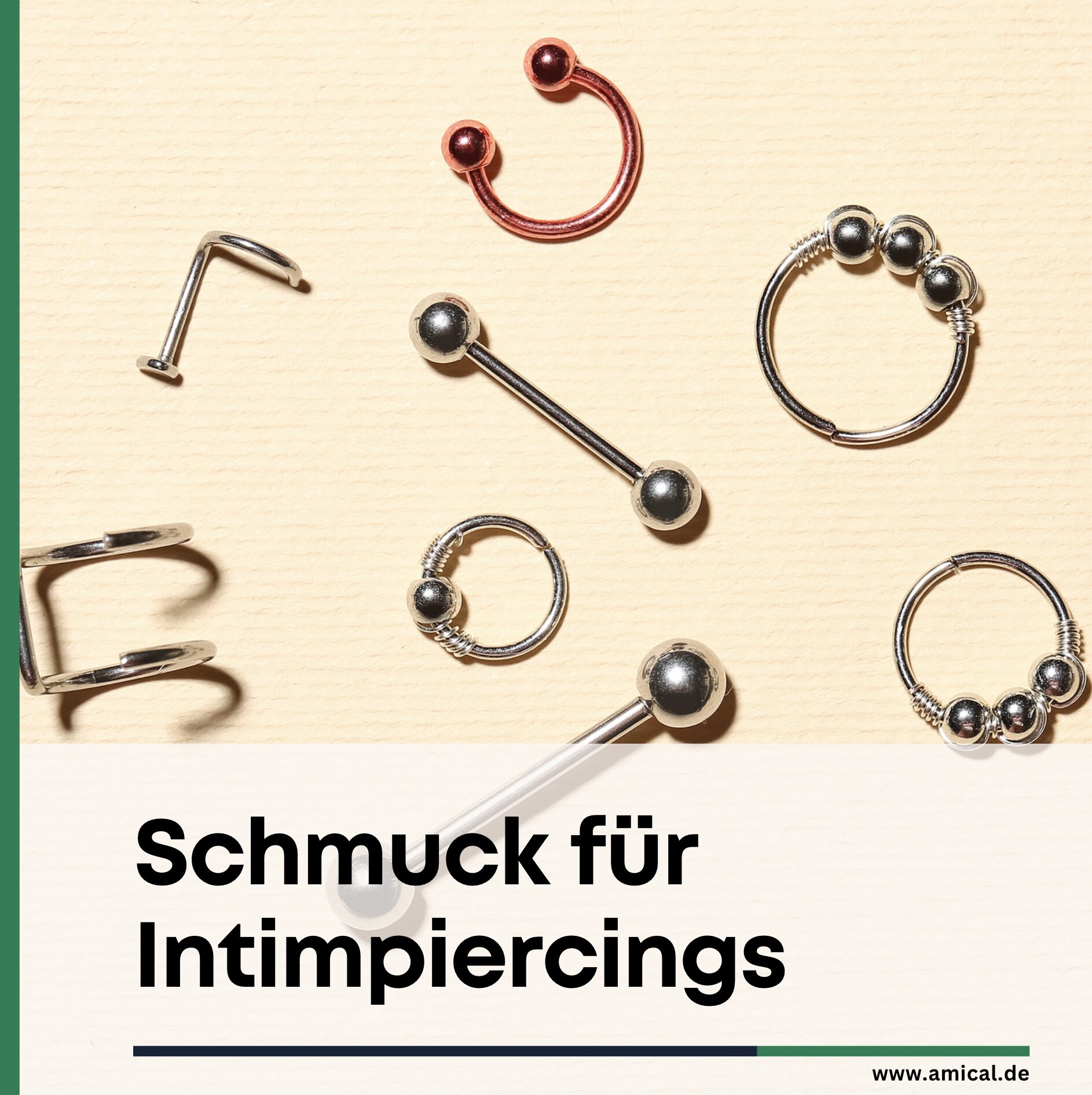 Schmuck für Intimpiercings