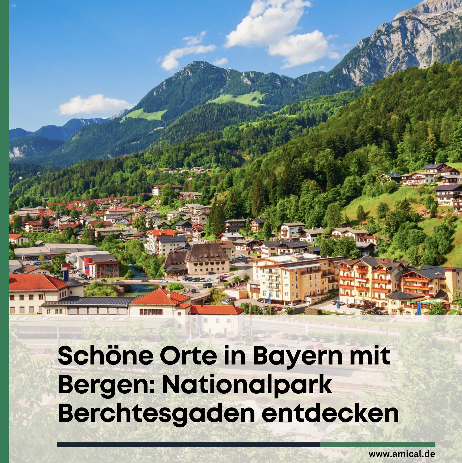 Schöne Orte in Bayern mit Bergen: Nationalpark Berchtesgaden entdecken