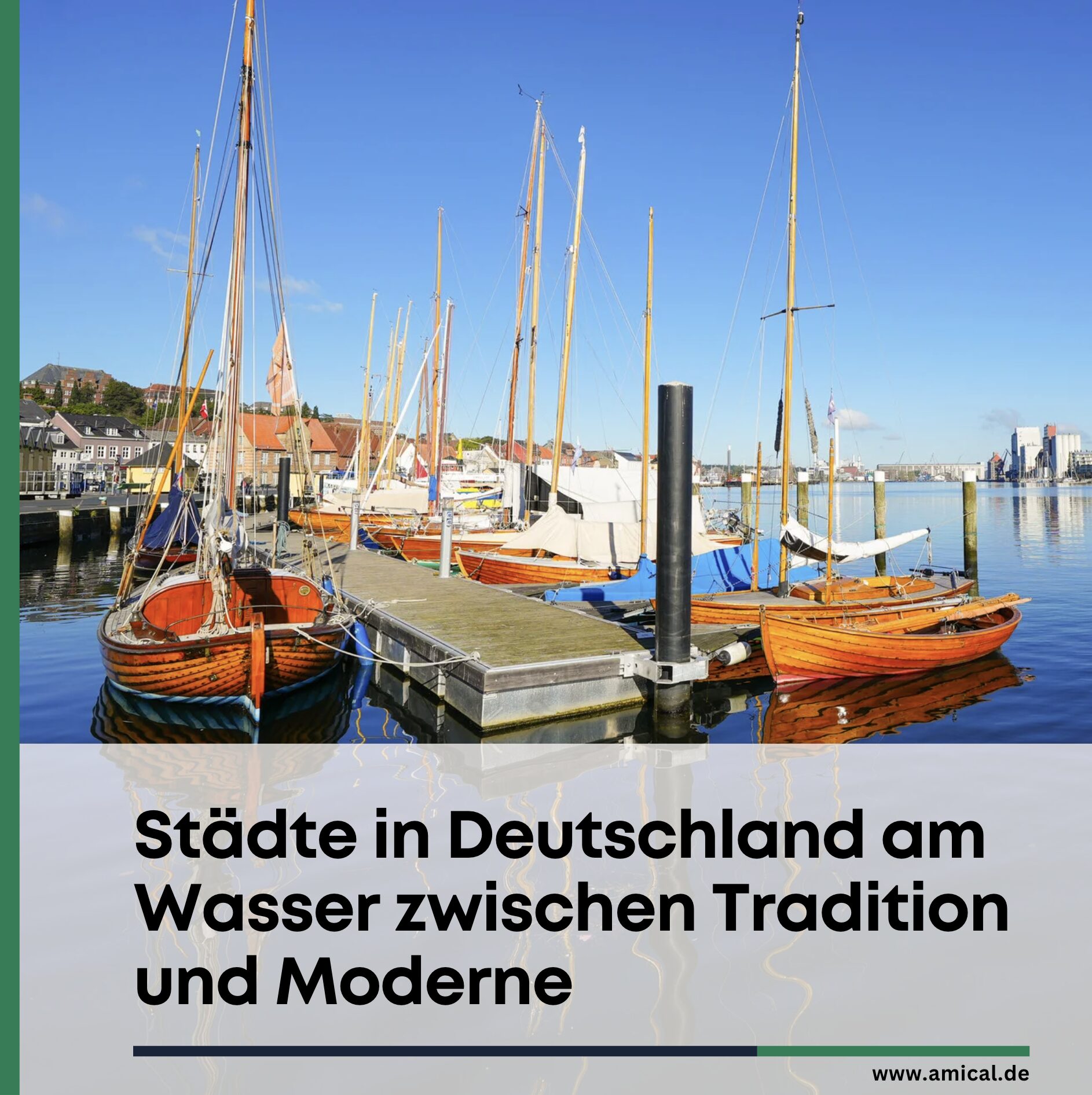 Städte in Deutschland am Wasser zwischen Tradition und Moderne