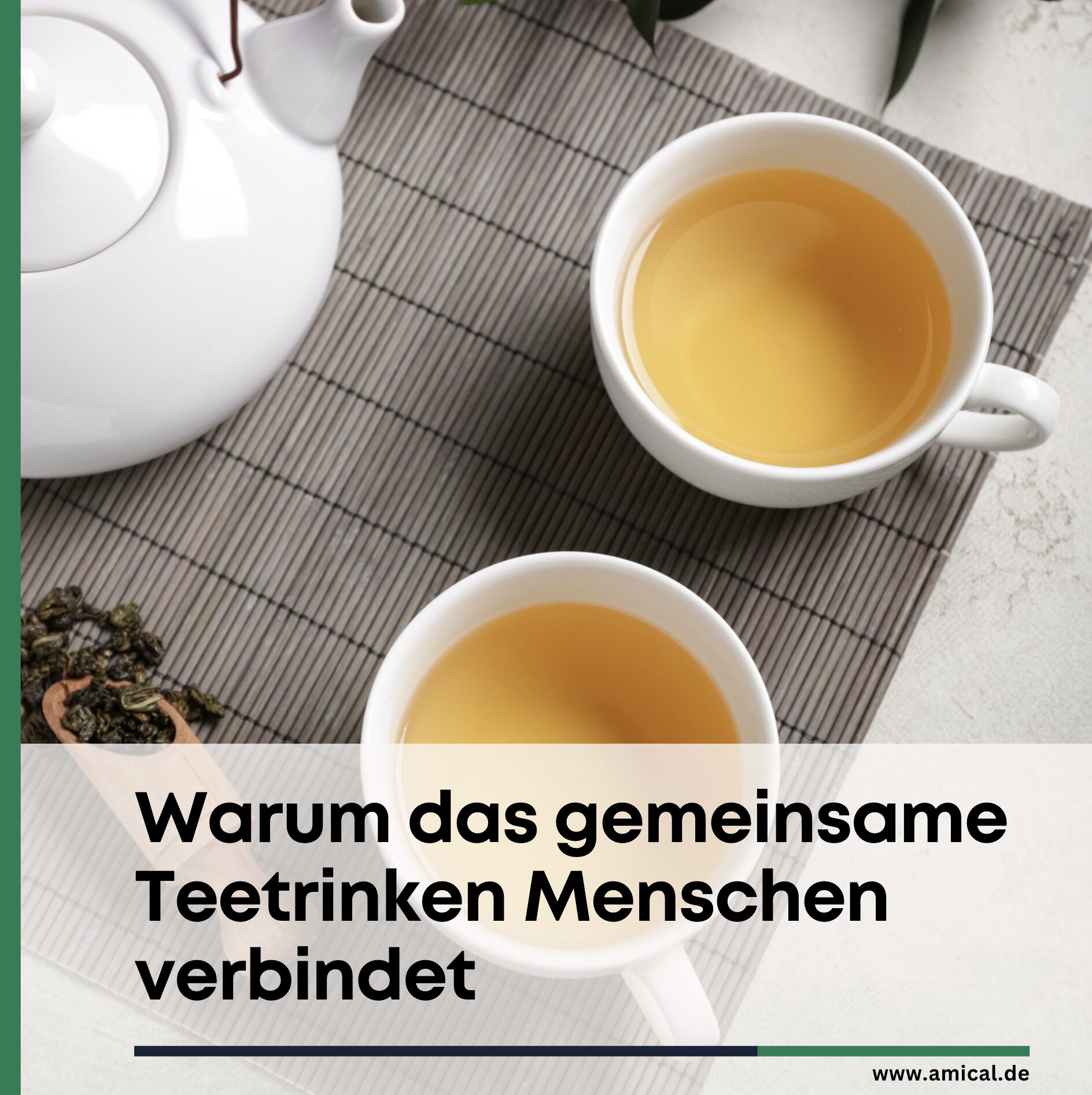 Warum das gemeinsame Teetrinken Menschen verbindet