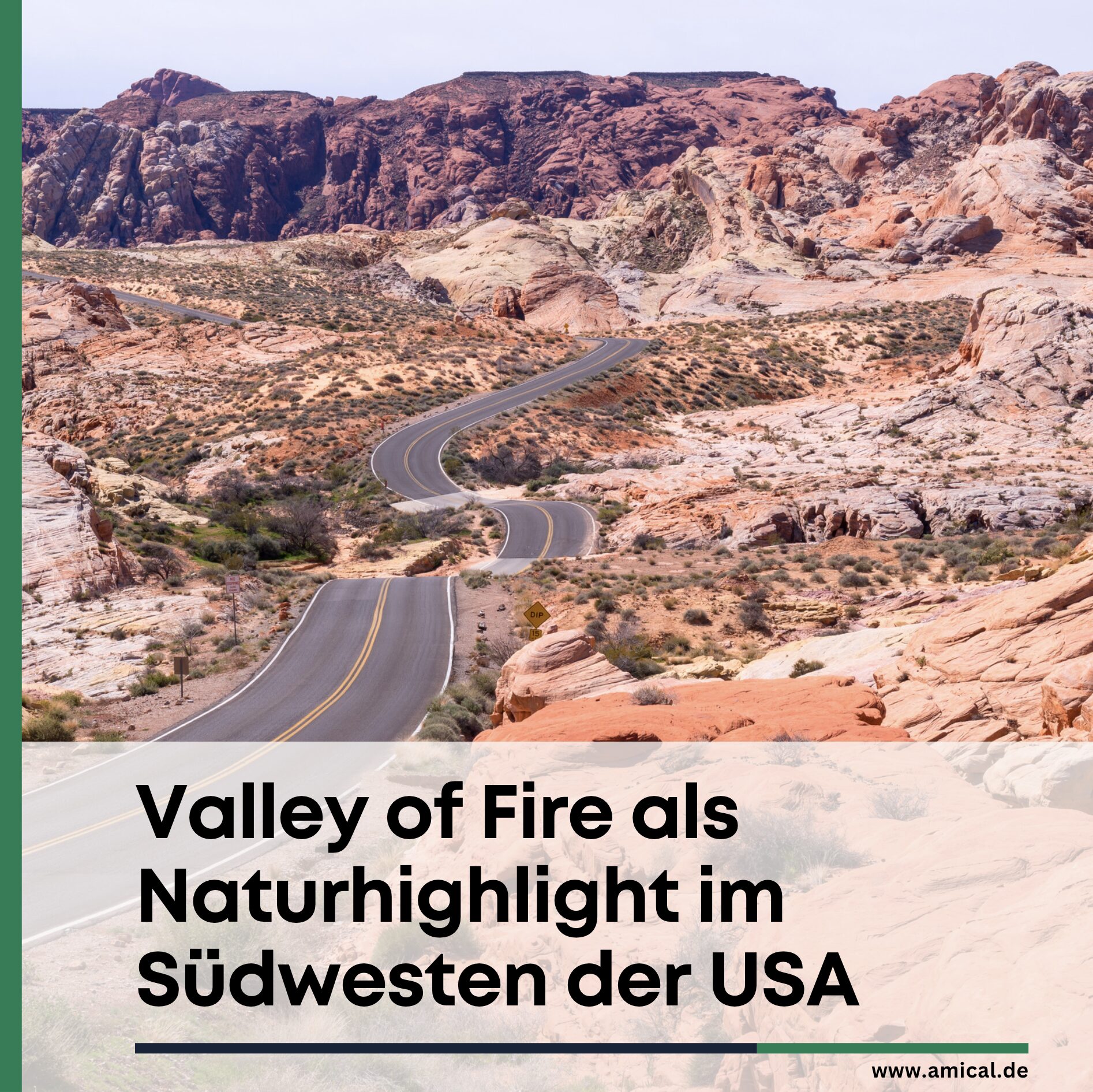 Valley of Fire als Naturhighlight im Südwesten der USA