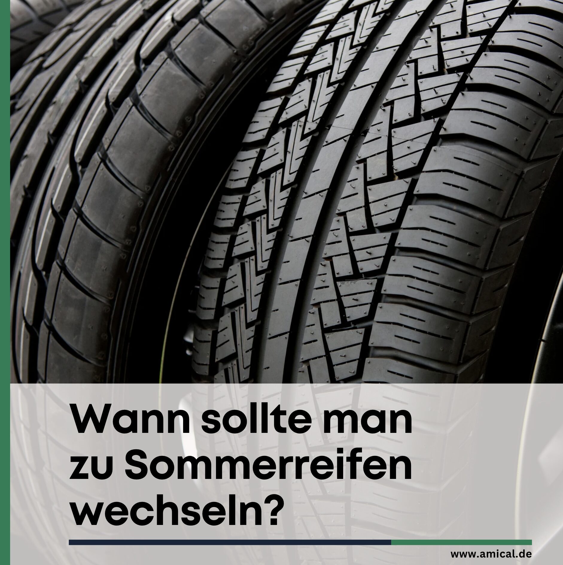 Wann sollte man zu Sommerreifen wechseln?