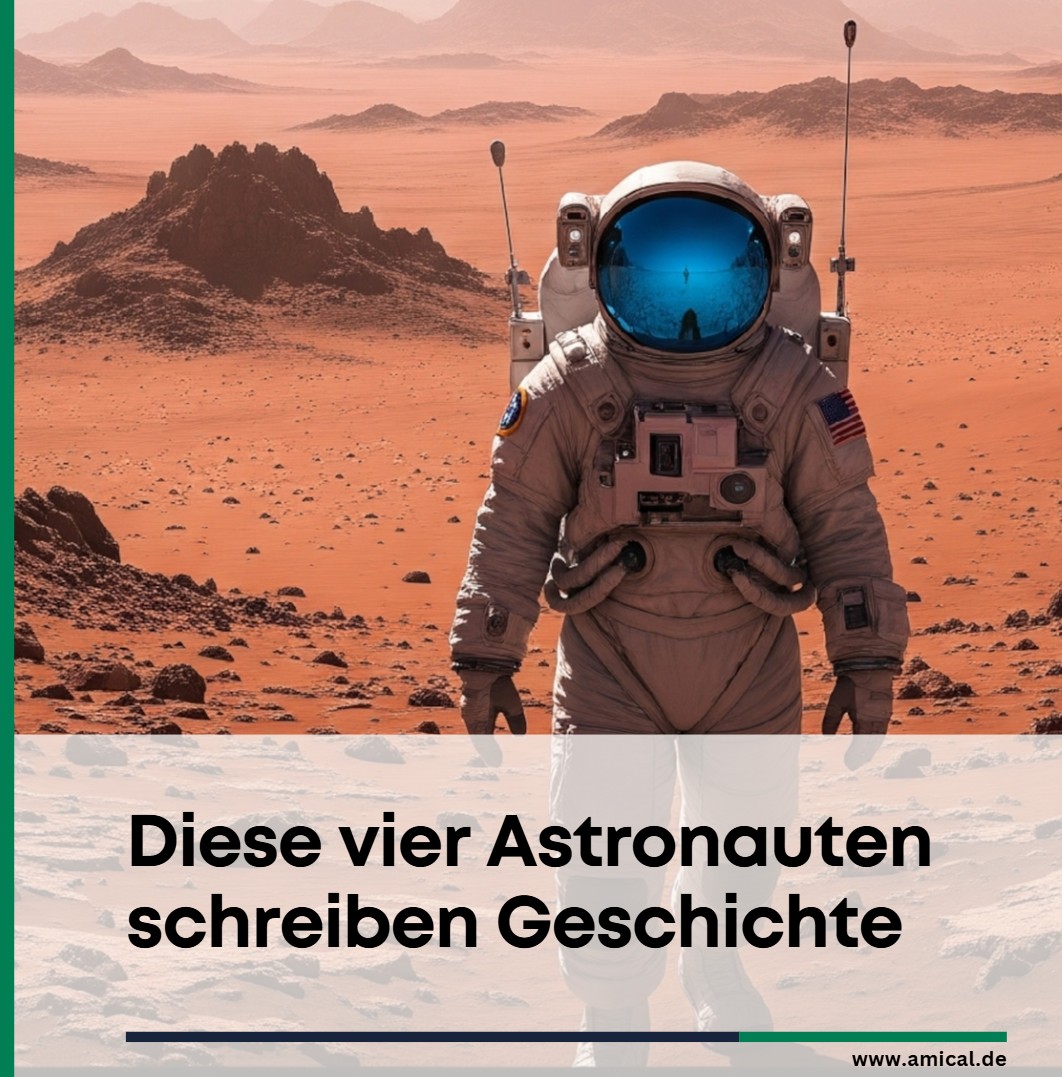 Die Besatzung Diese vier Astronauten schreiben Geschichte Die Besatzung Diese vier Astronauten schreiben Geschichte