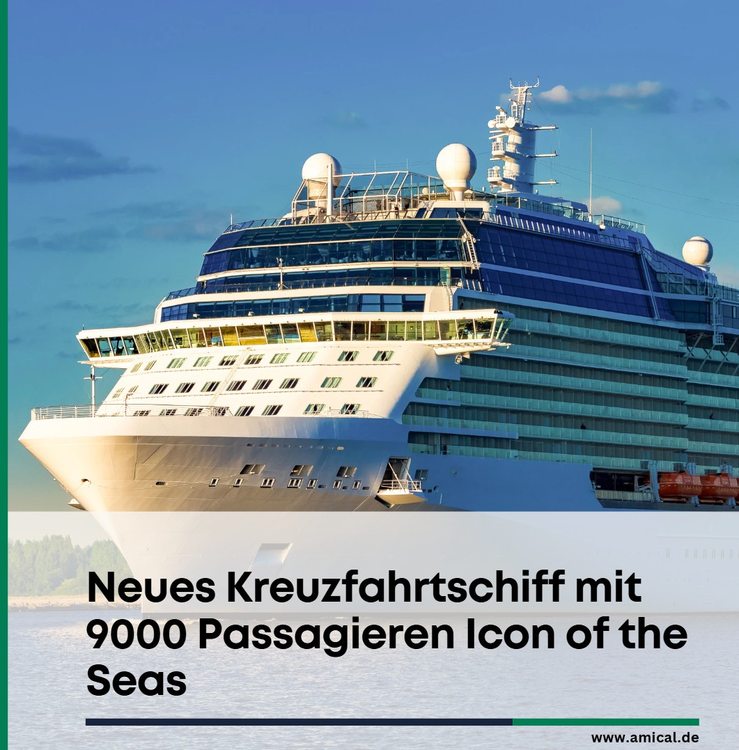 Neues Kreuzfahrtschiff mit 9000 Passagieren Icon of the Seas Die Blaupause für die neue Schiffsgeneration