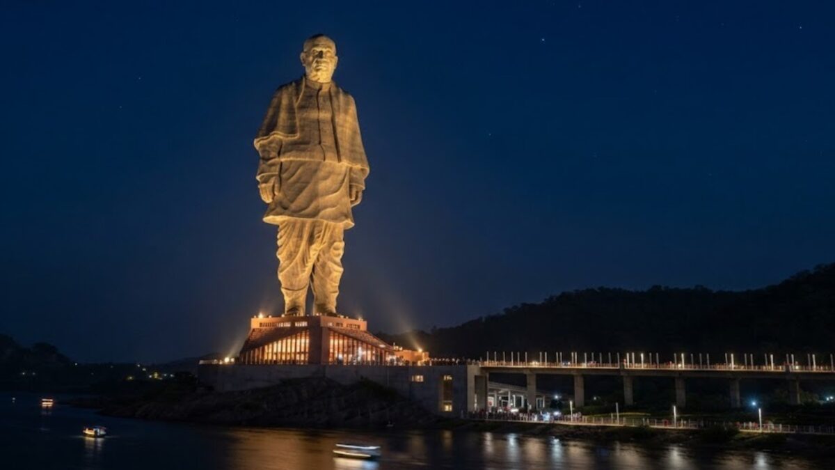 Statue der Einheit Indien Warum das größte Denkmal der Welt in einem Fluss steht