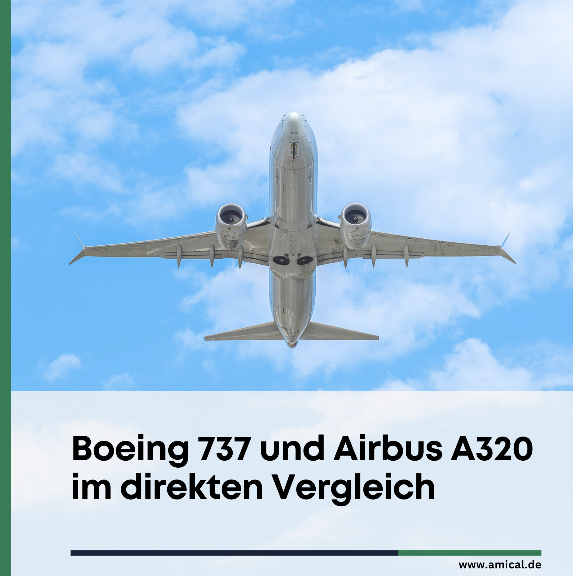 Boeing 737 und Airbus A320 im direkten Vergleich