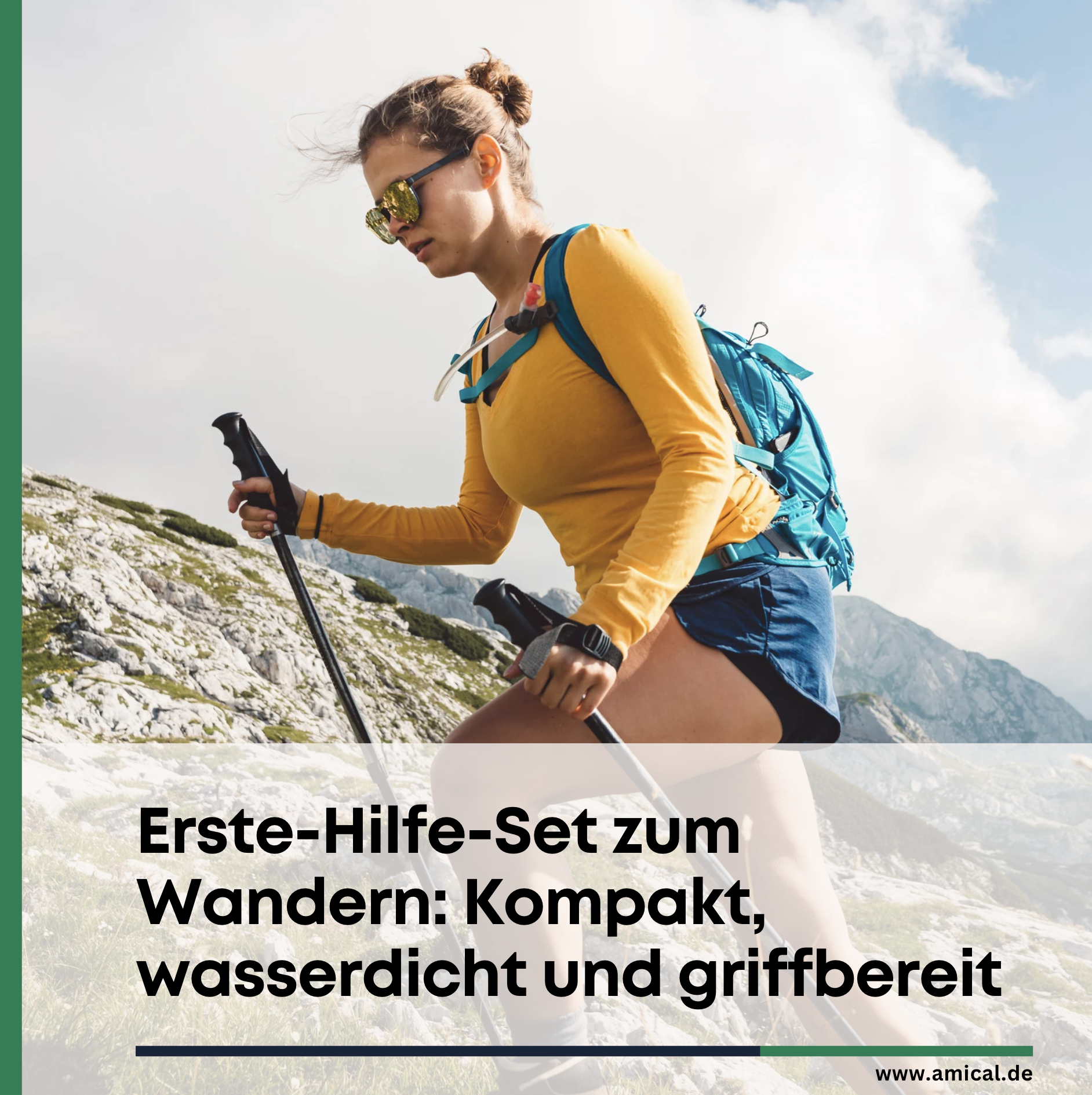 Erste-Hilfe-Set zum Wandern: Kompakt, wasserdicht und griffbereit