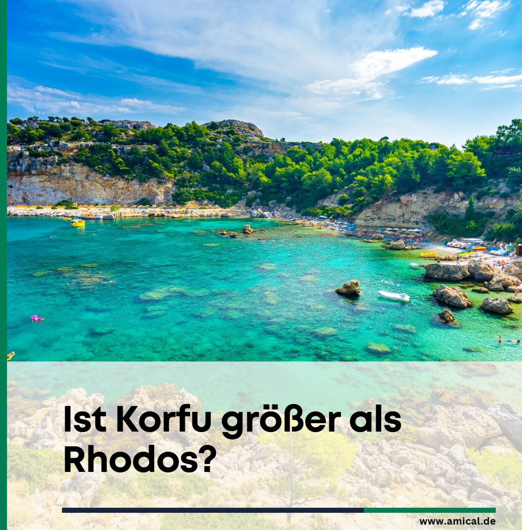 Ist Korfu größer als Rhodos Ist Korfu größer als Rhodos