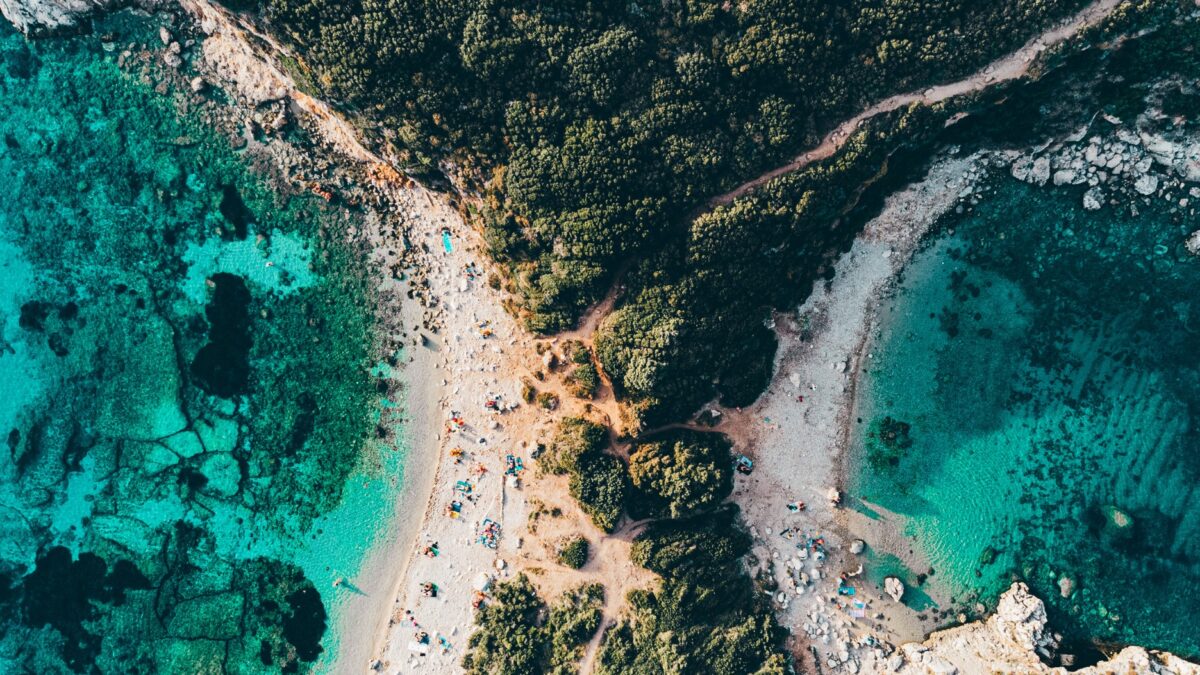 Wie groß ist Korfu Insel Korfu im Ionischen Meer zwischen Griechenland und Traumstränden
