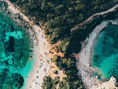 Wie groß ist Korfu Insel Korfu im Ionischen Meer zwischen Griechenland und Traumstränden