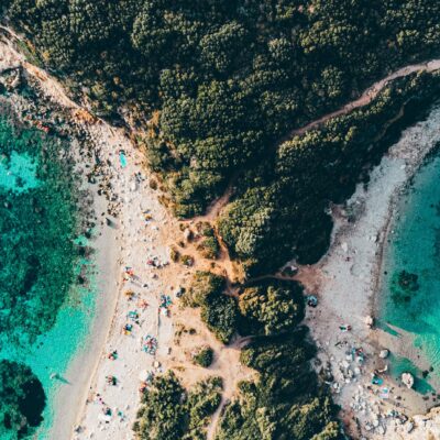 Wie groß ist Korfu Insel Korfu im Ionischen Meer zwischen Griechenland und Traumstränden