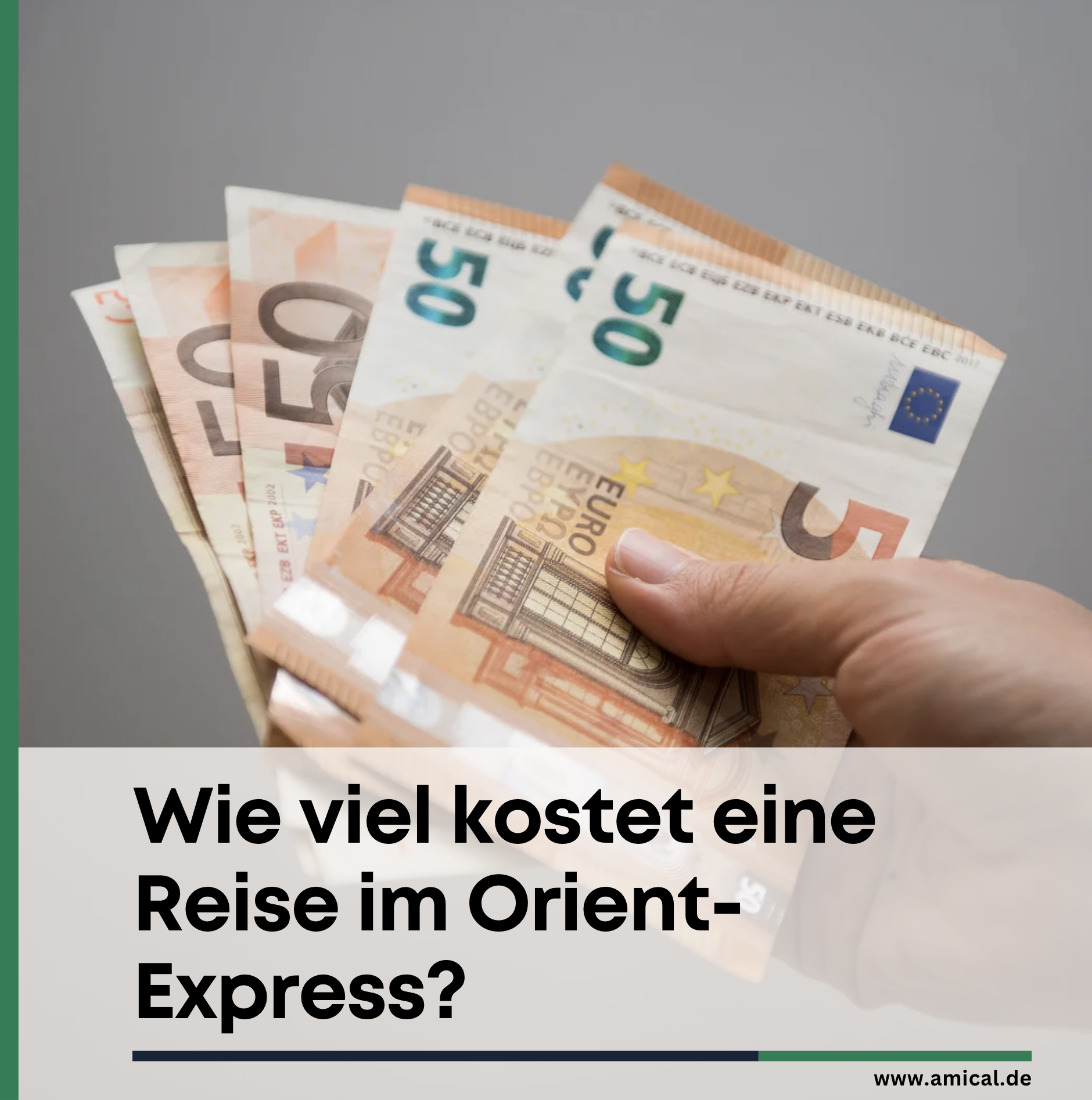 Wie viel kostet eine Reise im Orient-Express?