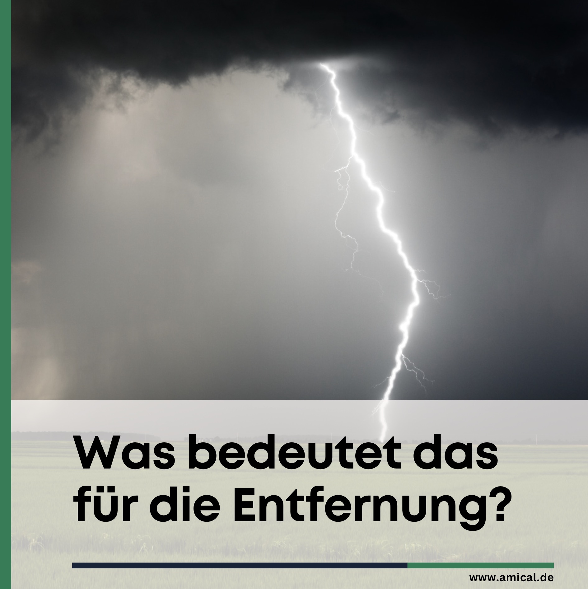 3 Sekunden zwischen Blitz und Donner: Was bedeutet das für die Entfernung? 3 Sekunden zwischen Blitz und Donner: Was bedeutet das für die Entfernung?