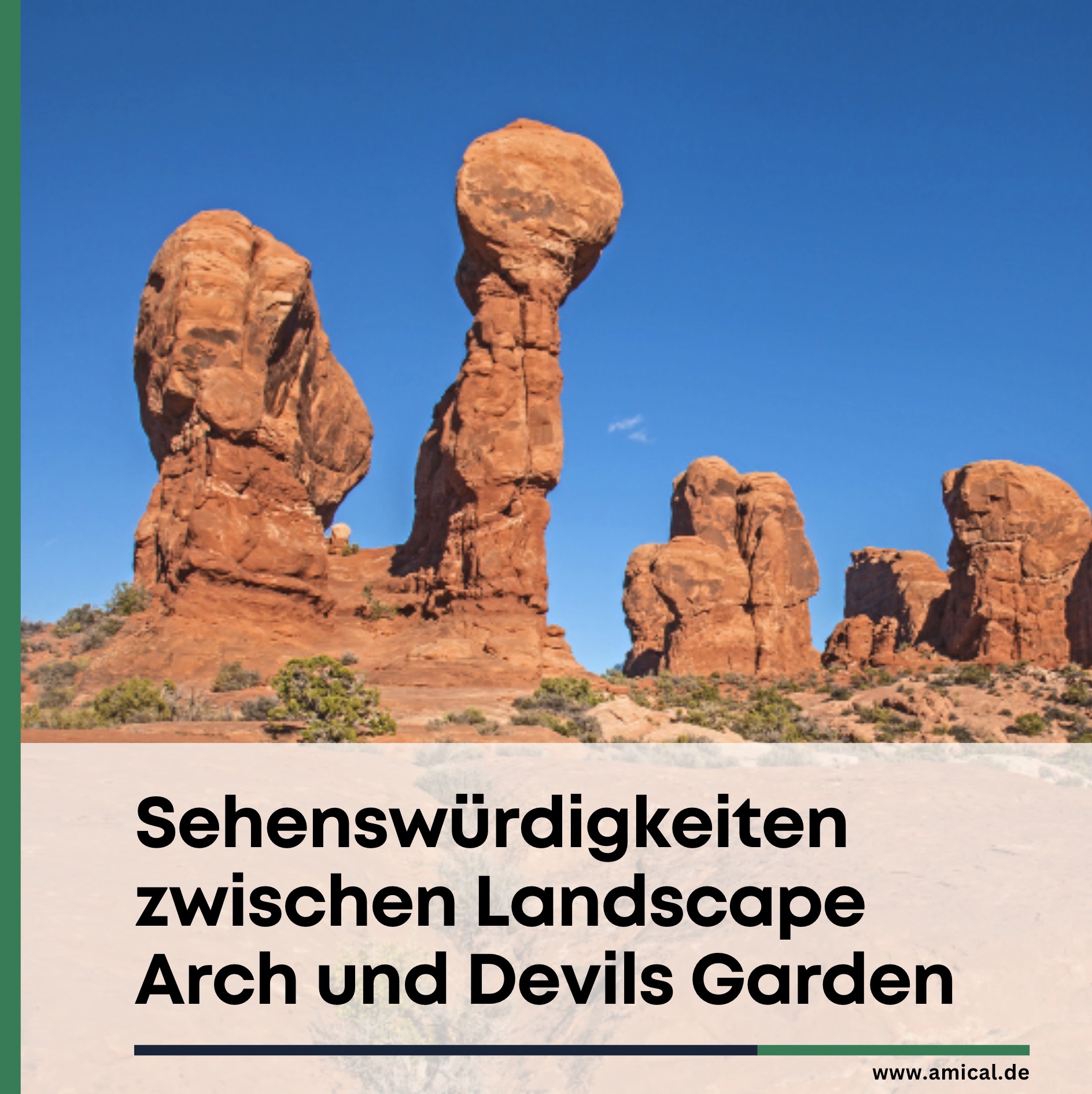 Arches National Park Sehenswürdigkeiten zwischen Landscape Arch und Devils Garden Arches National Park Sehenswürdigkeiten zwischen Landscape Arch und Devils Garden
