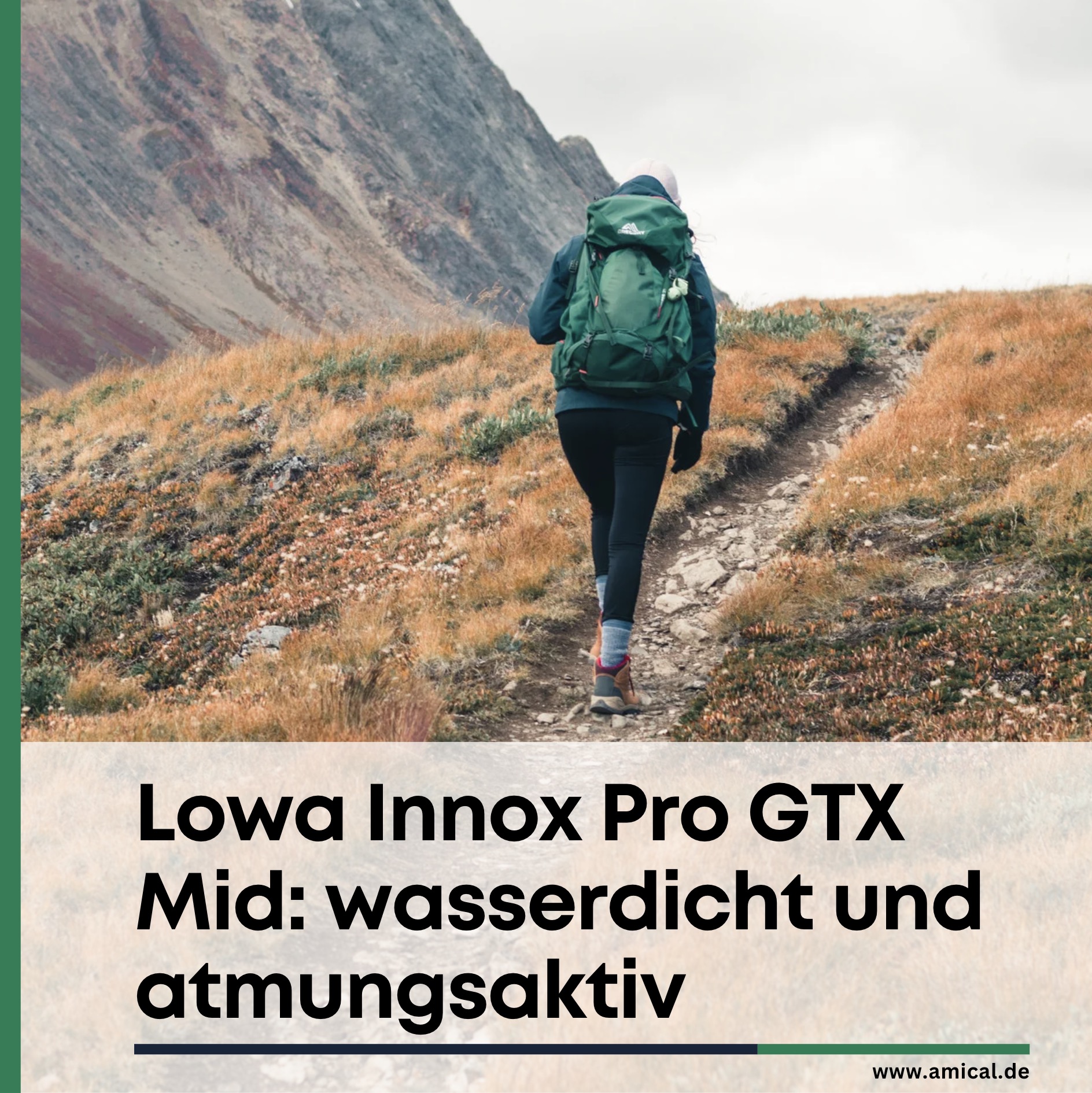 Lowa Innox Pro GTX Mid: wasserdicht und atmungsaktiv