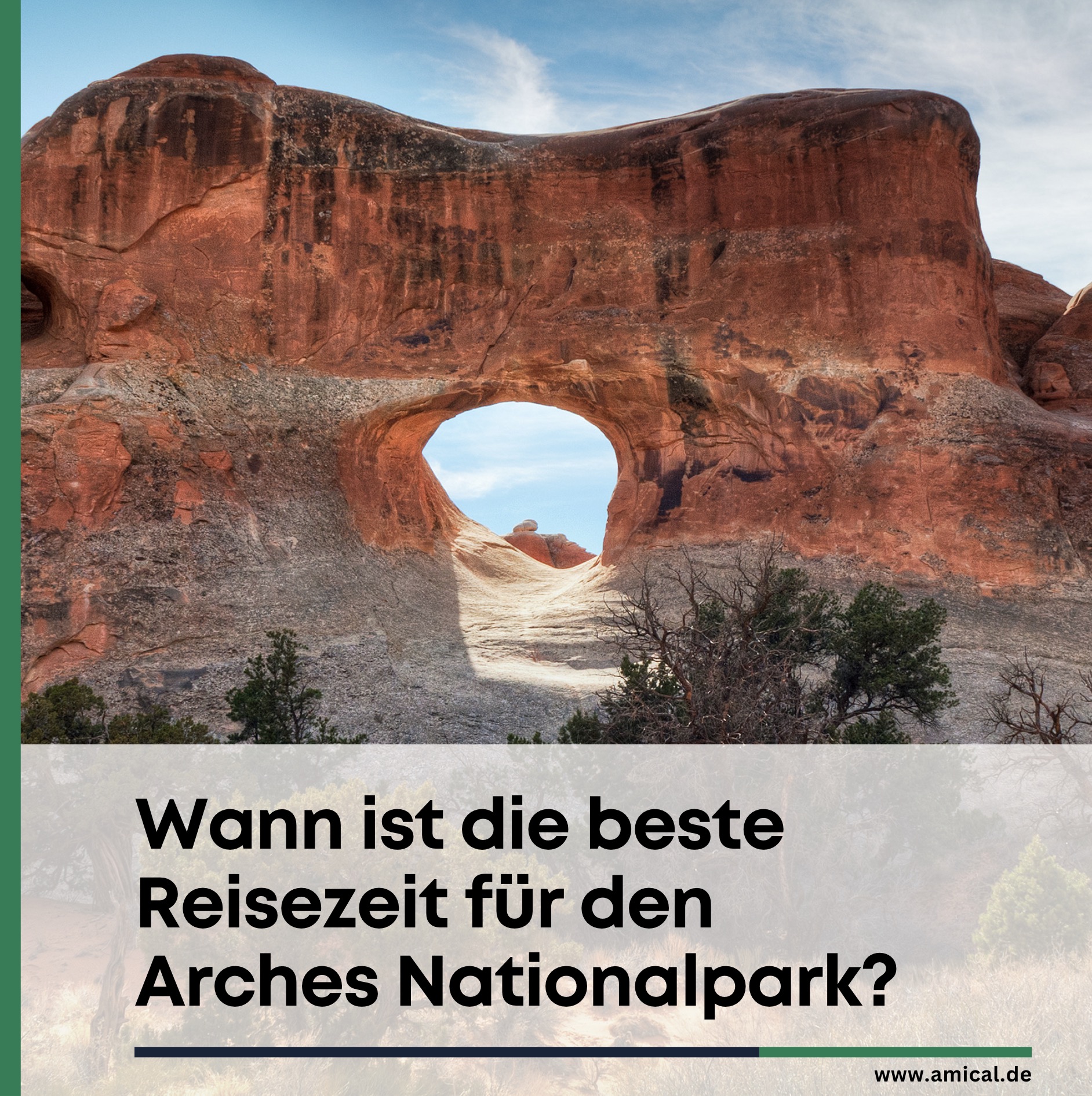 Wann ist die beste Reisezeit für den Arches Nationalpark? Wann ist die beste Reisezeit für den Arches Nationalpark?